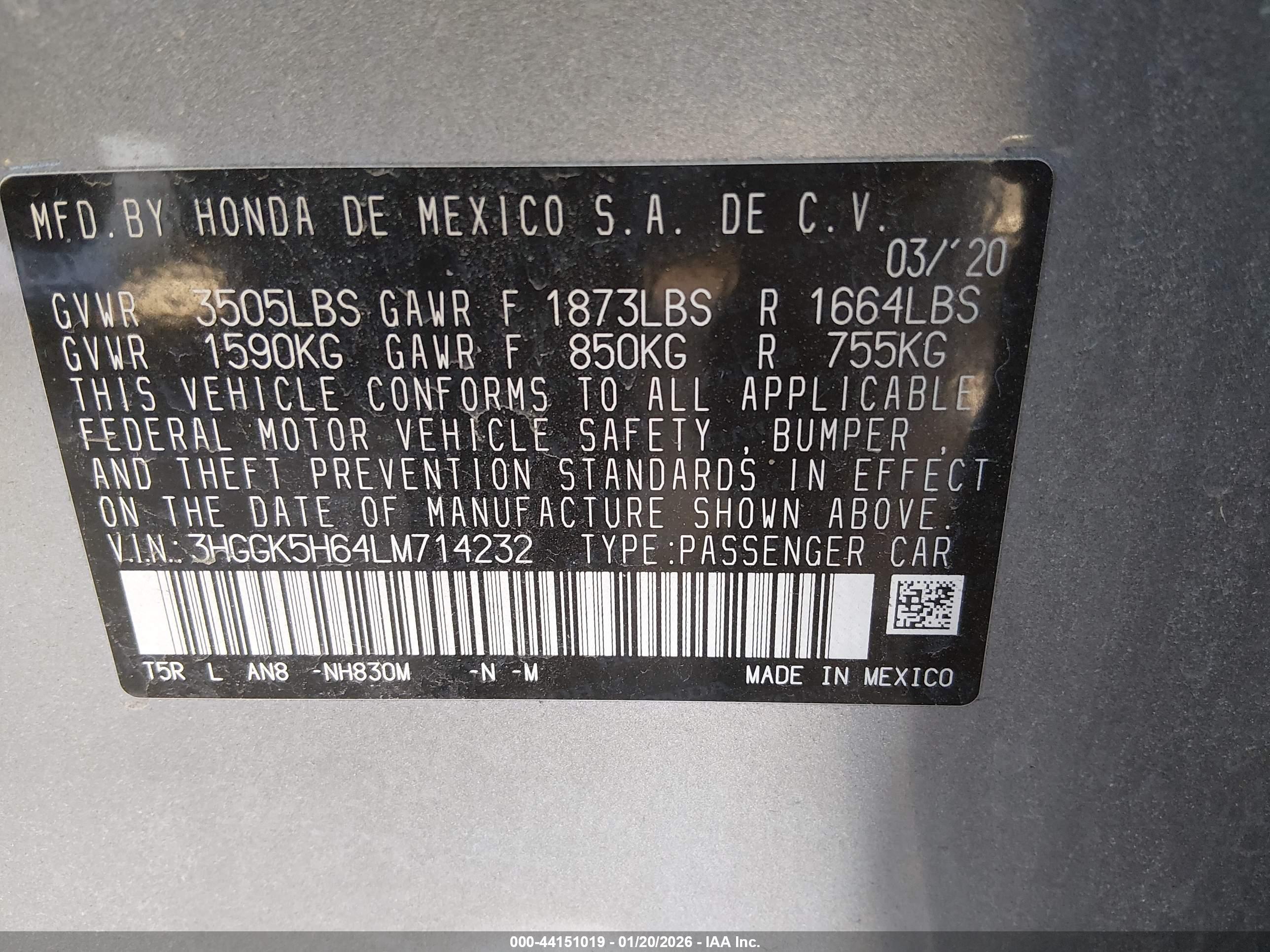 HONDA FIT image 9