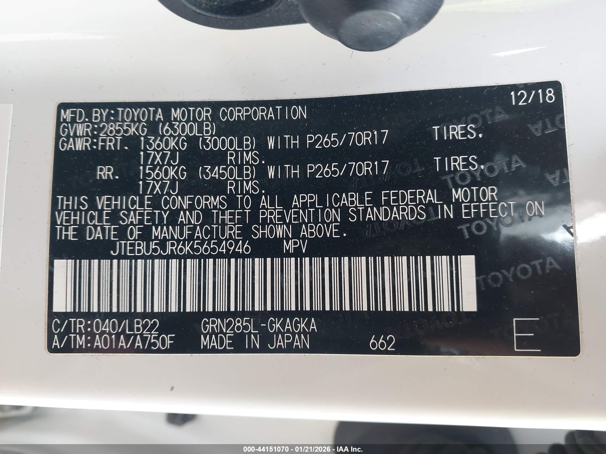 TOYOTA 4RUNNER image 9
