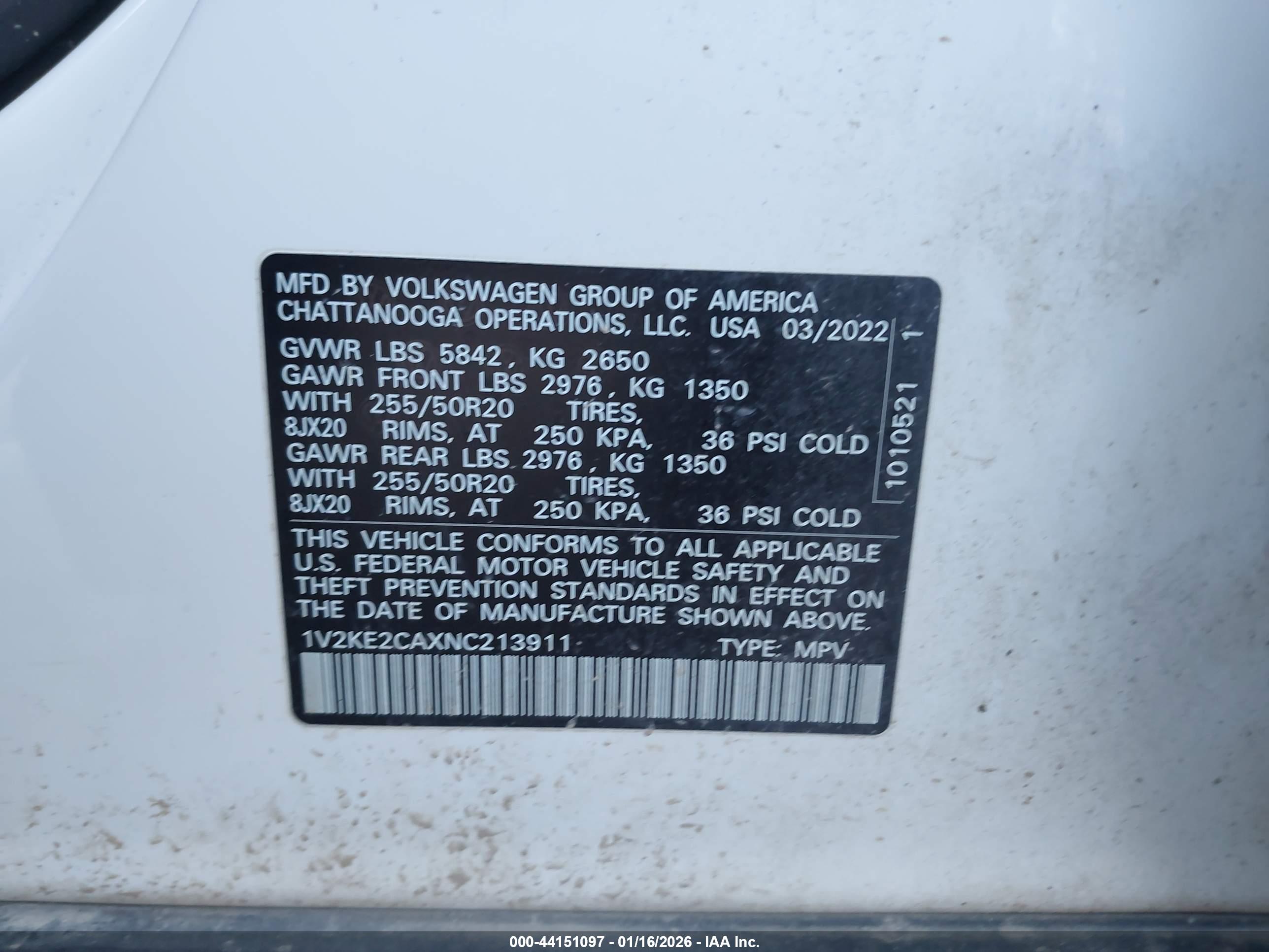 VOLKSWAGEN ATLAS image 9