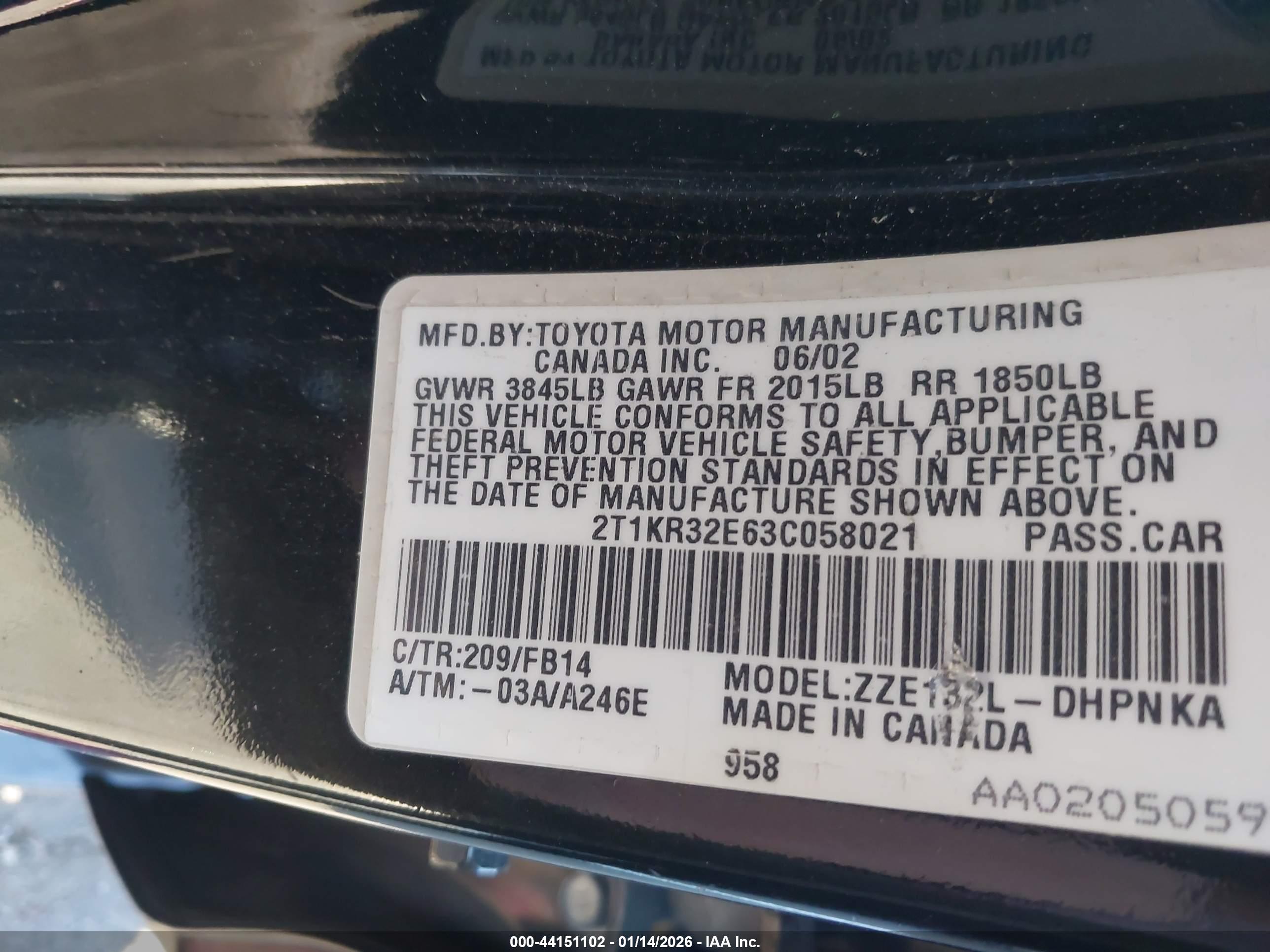 TOYOTA MATRIX image 9