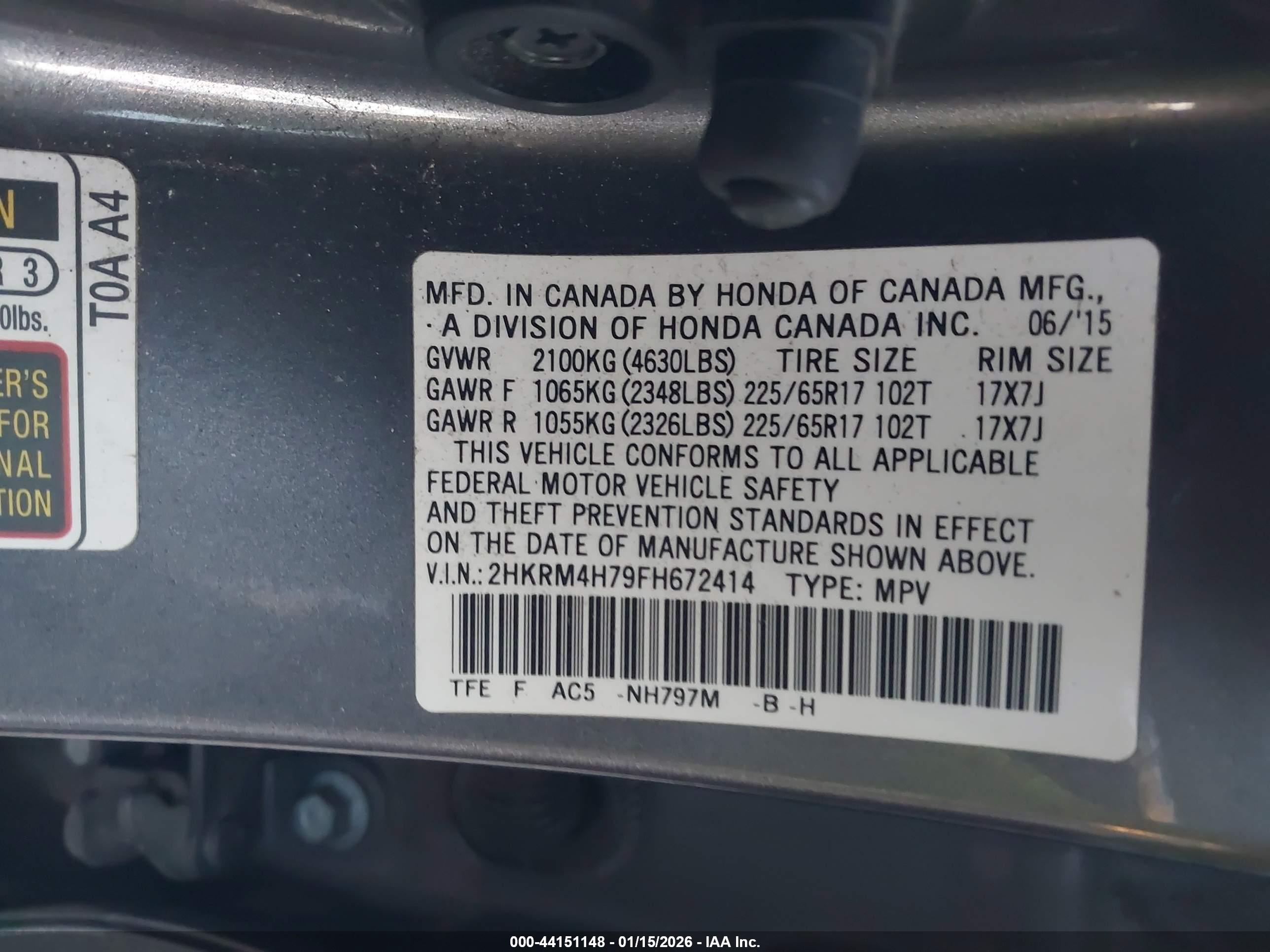 HONDA CR-V image 9