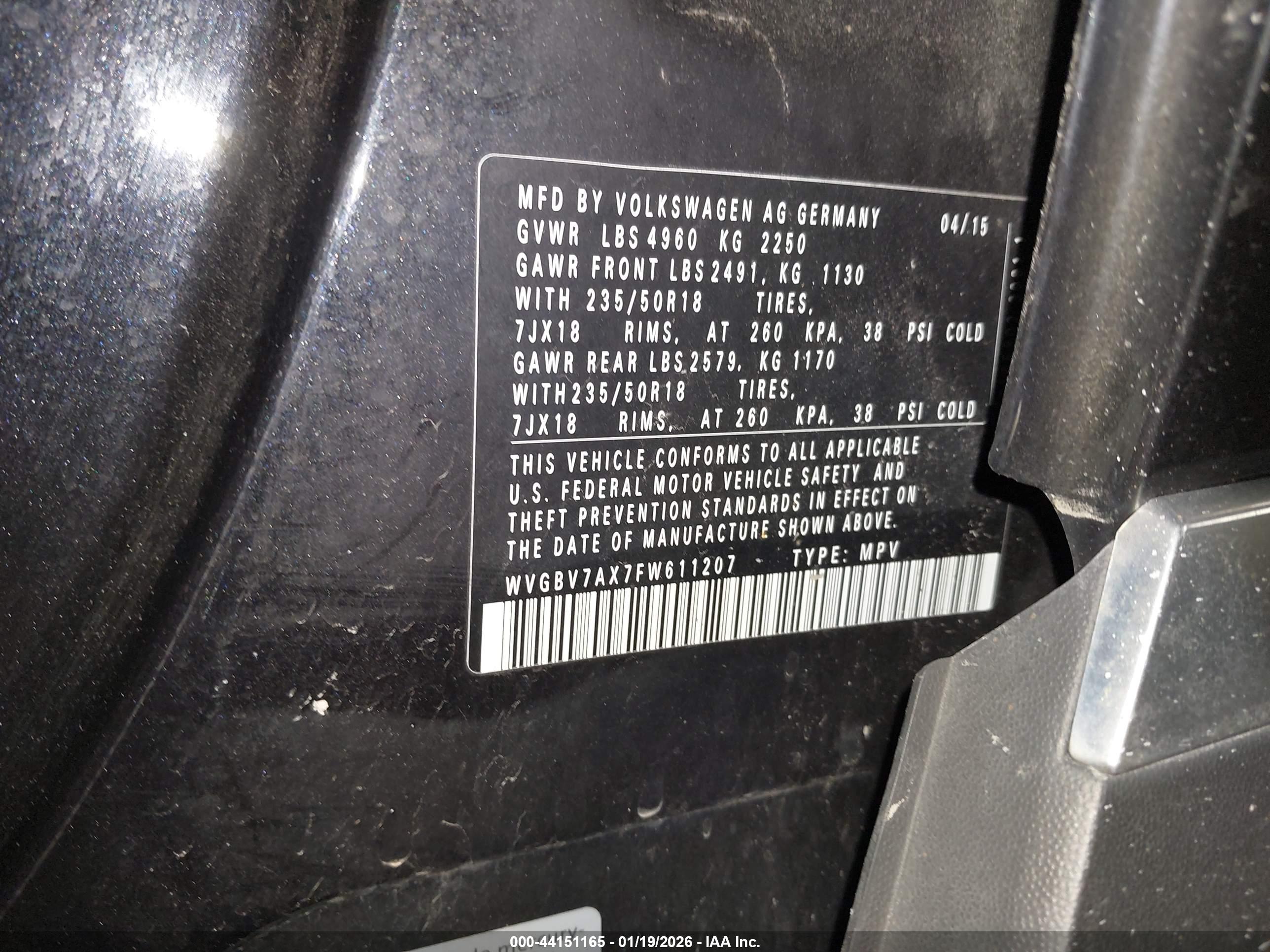 VOLKSWAGEN TIGUAN image 9