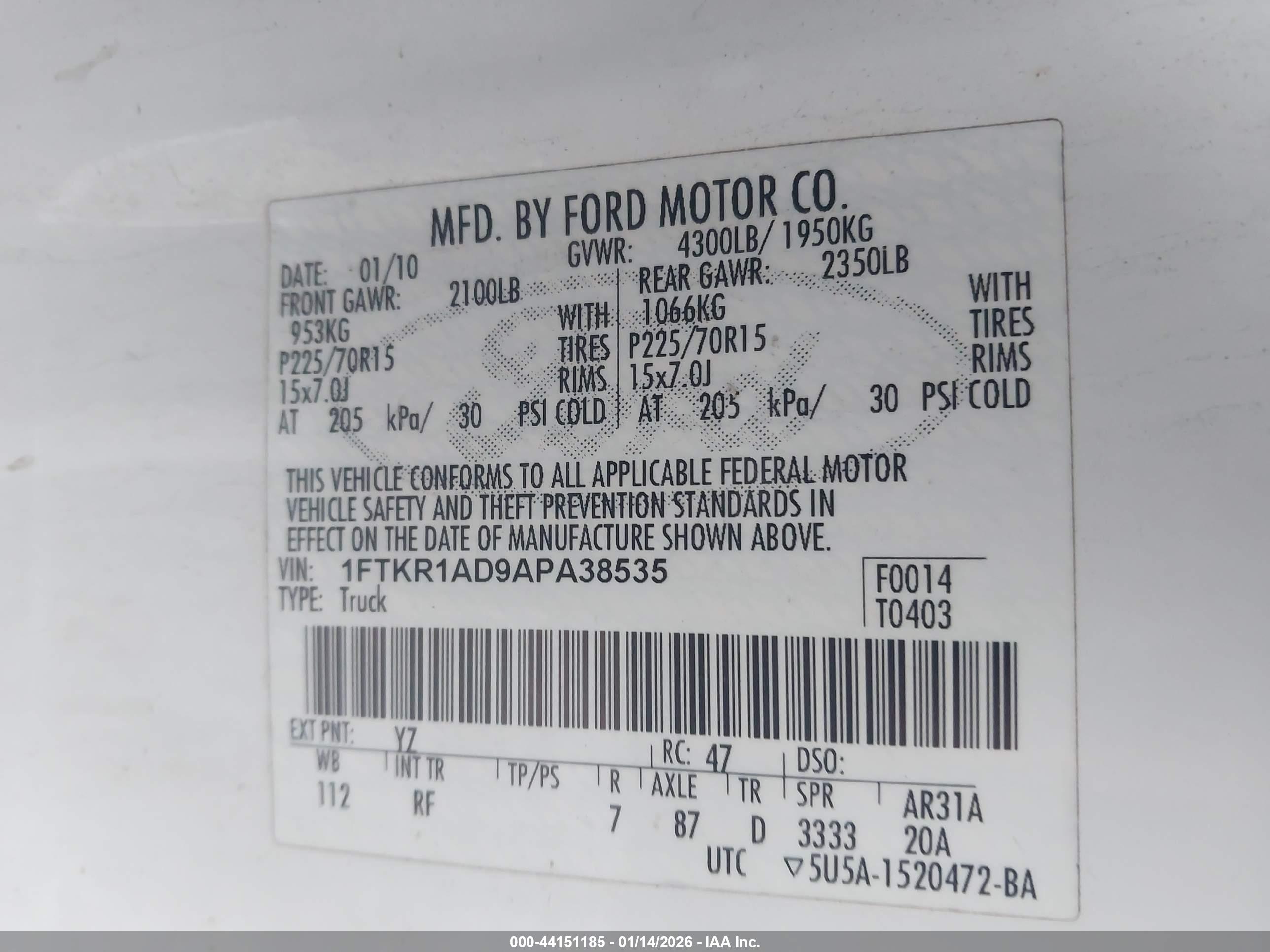 FORD RANGER image 9