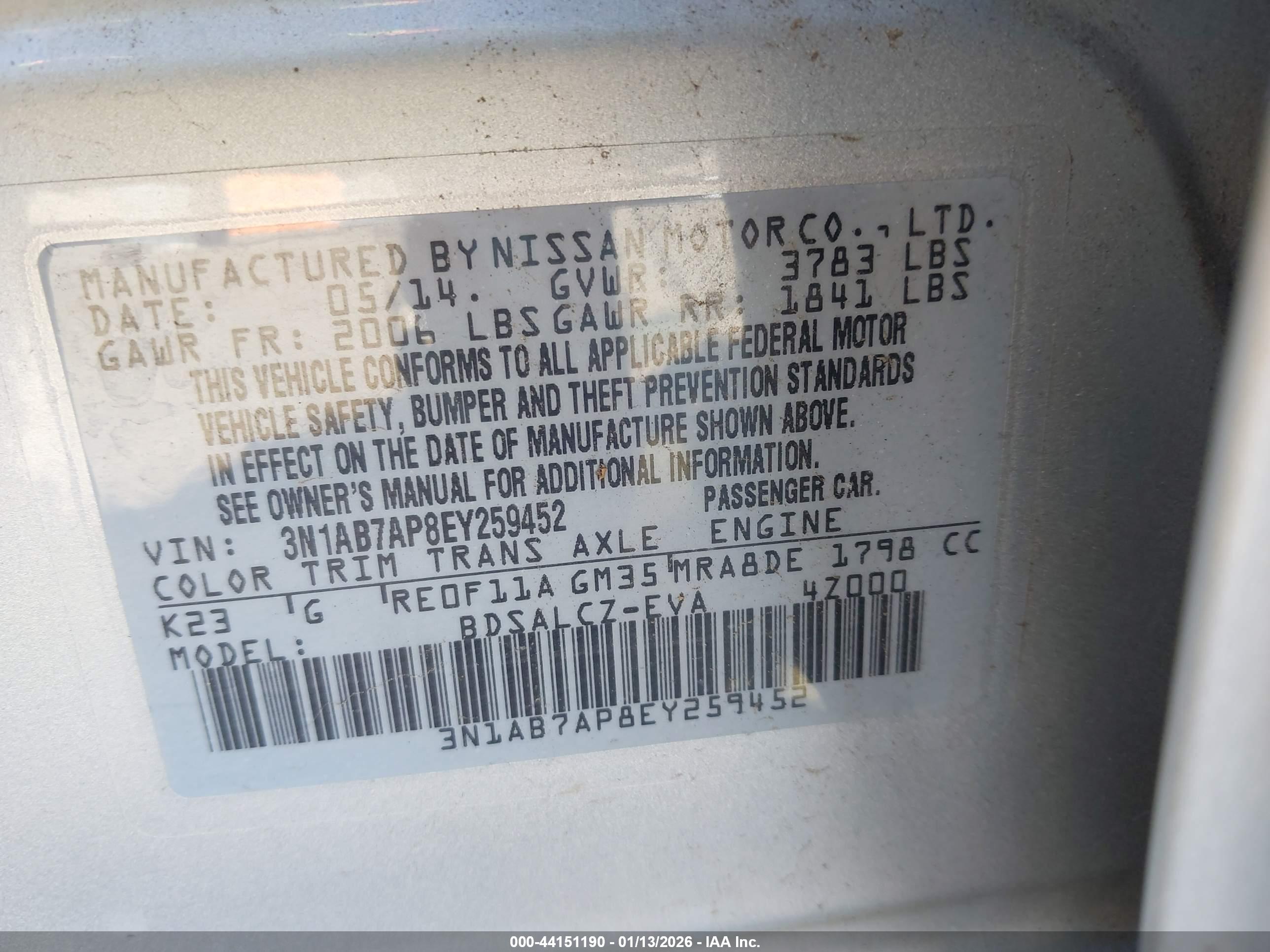 NISSAN SENTRA image 9