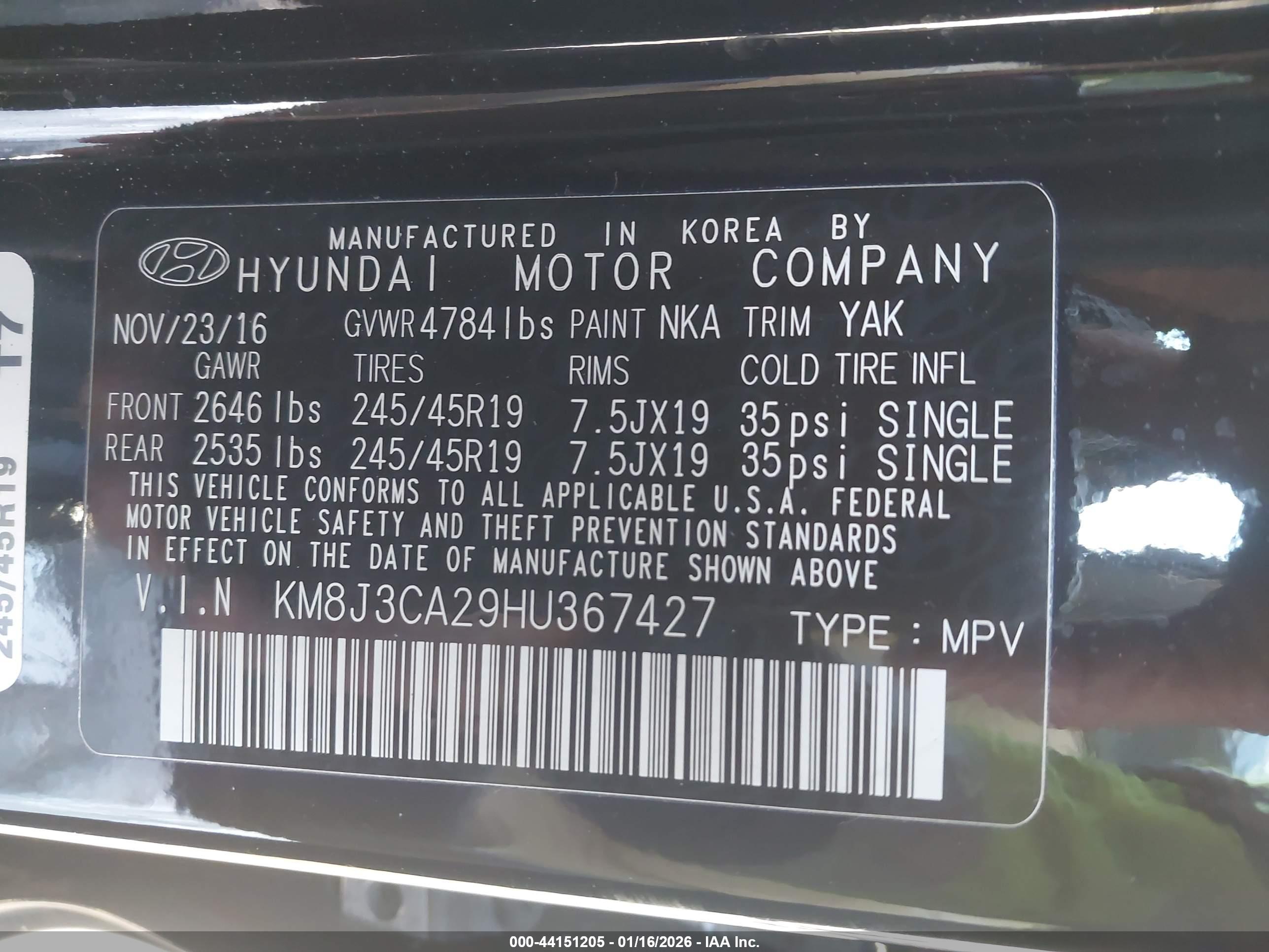 HYUNDAI TUCSON image 9