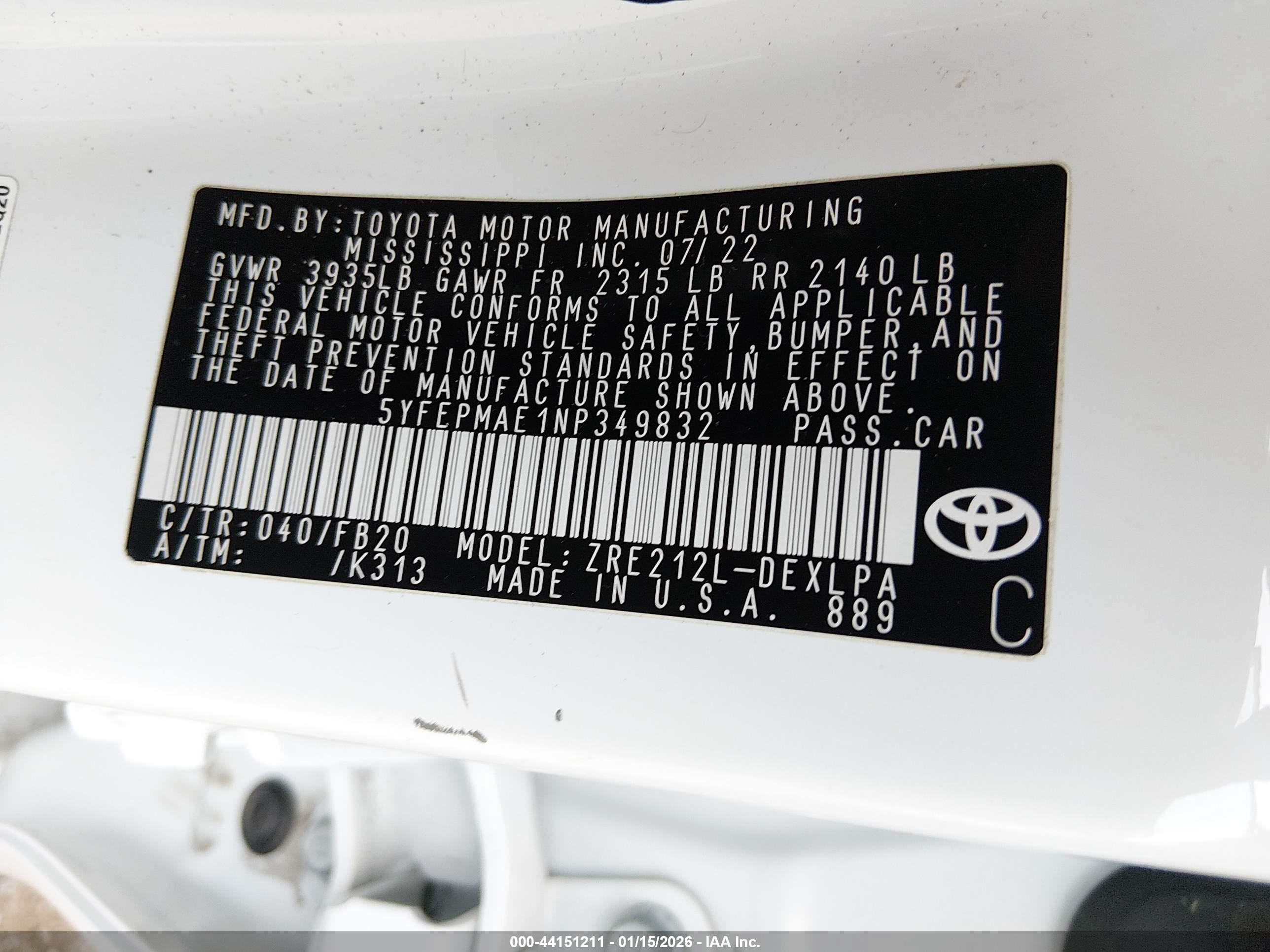 TOYOTA COROLLA image 9