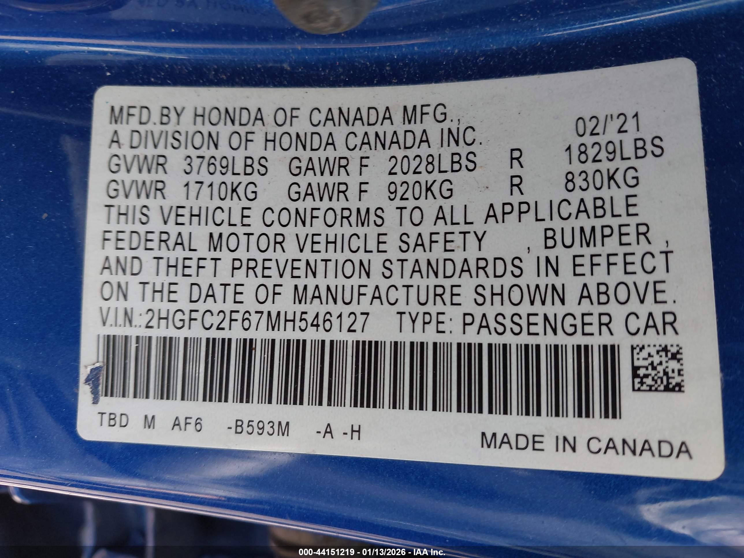 HONDA CIVIC image 9