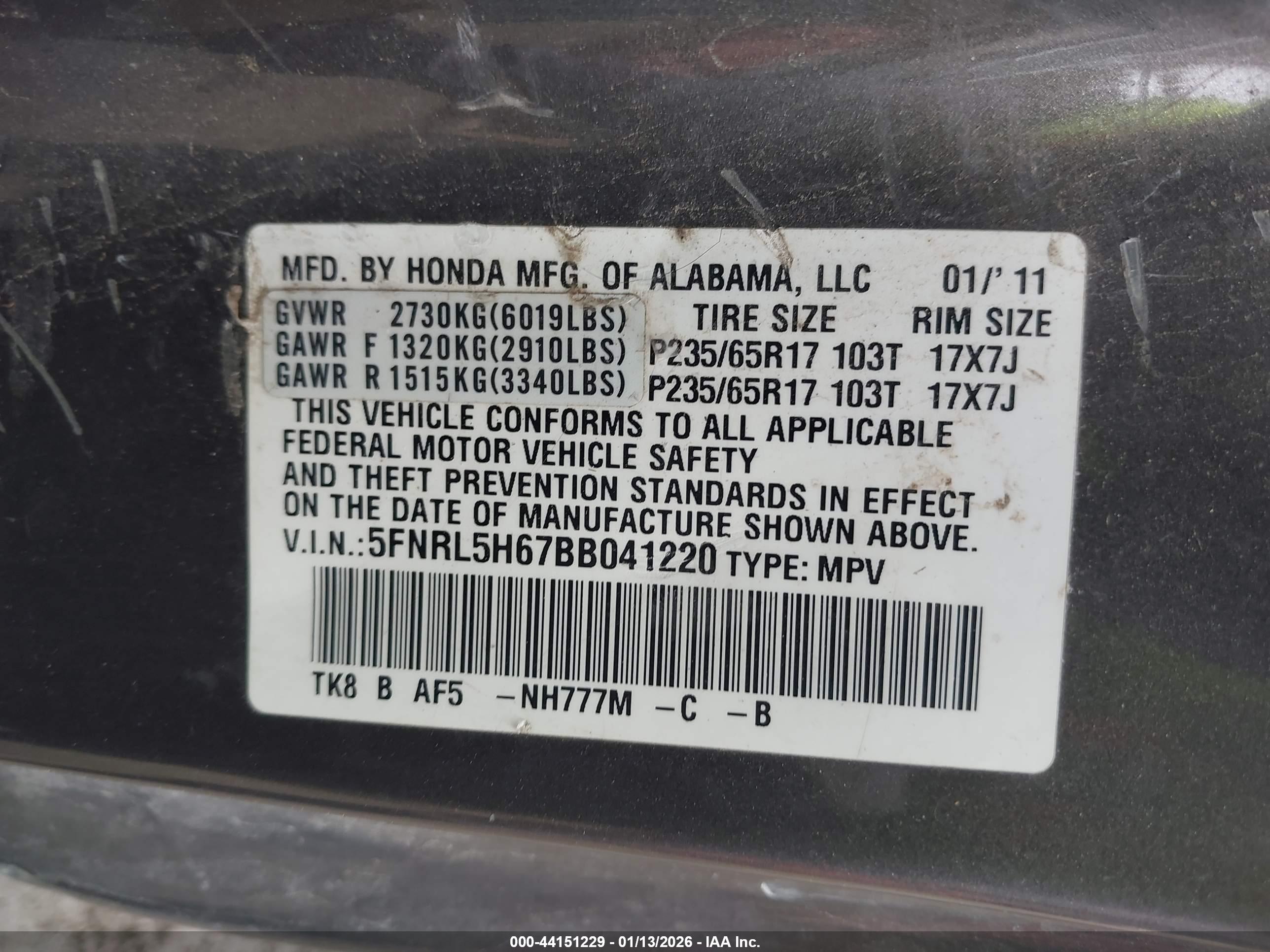 HONDA ODYSSEY image 9