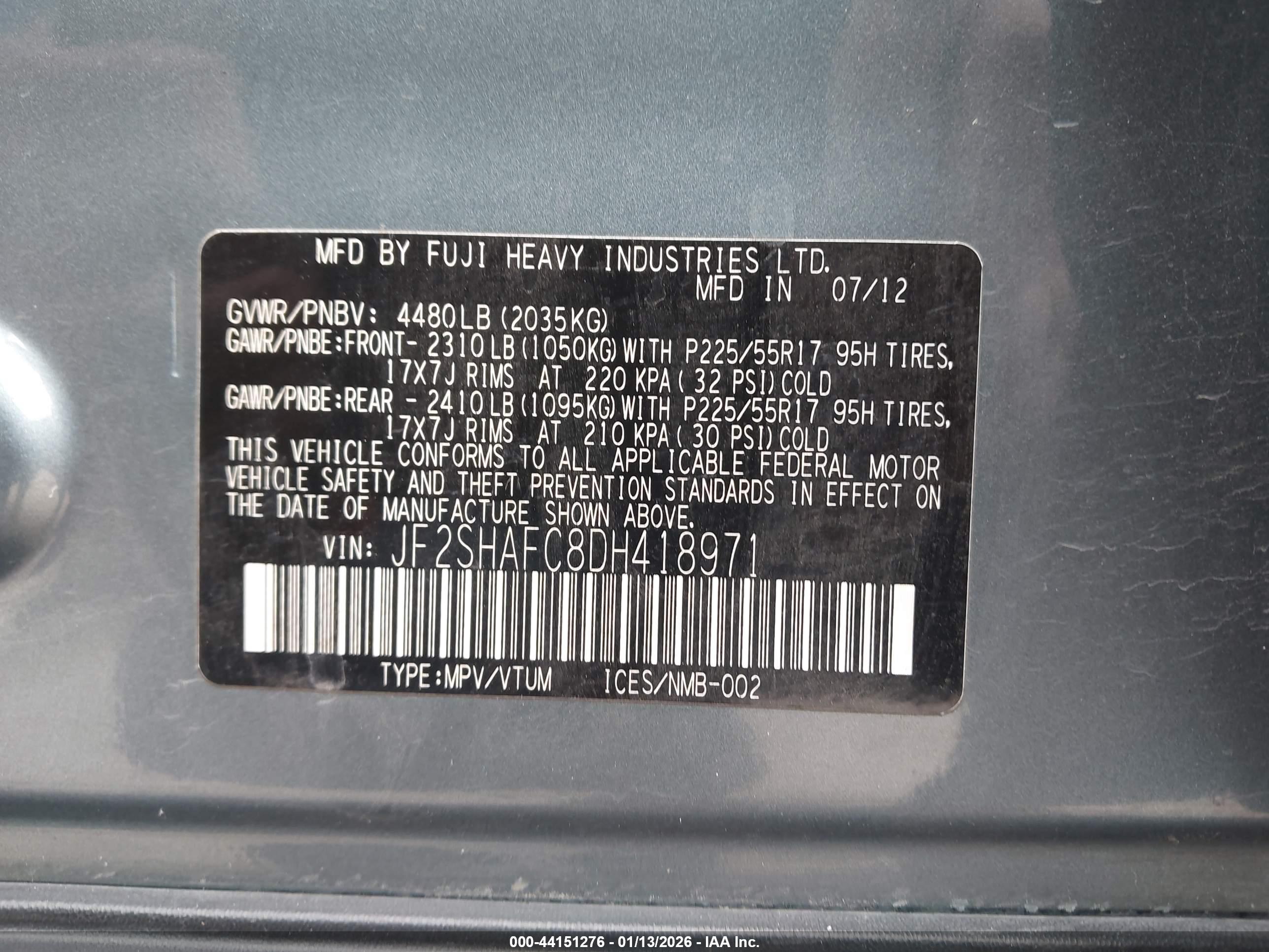SUBARU FORESTER image 9