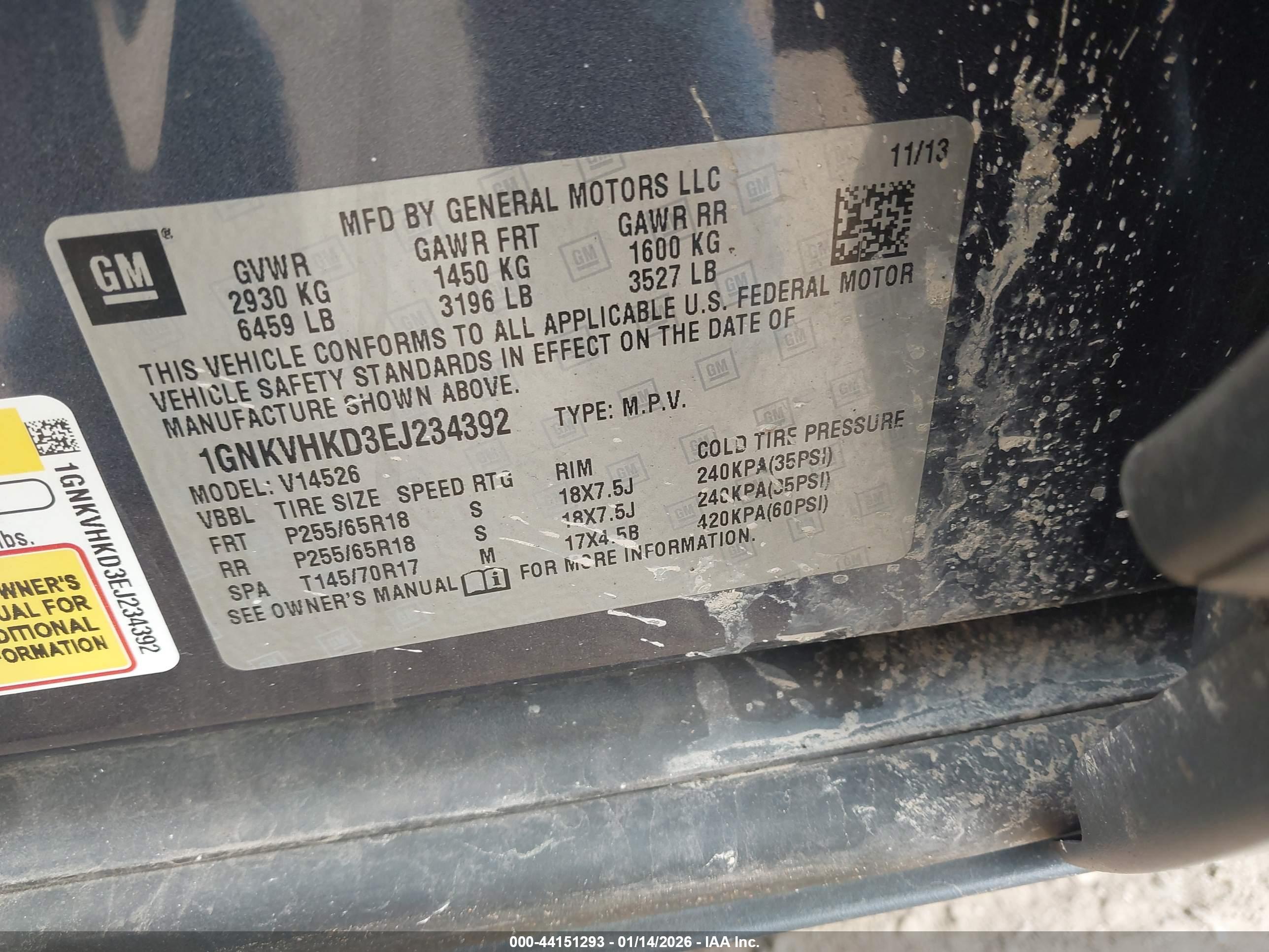 CHEVROLET TRAVERSE image 9