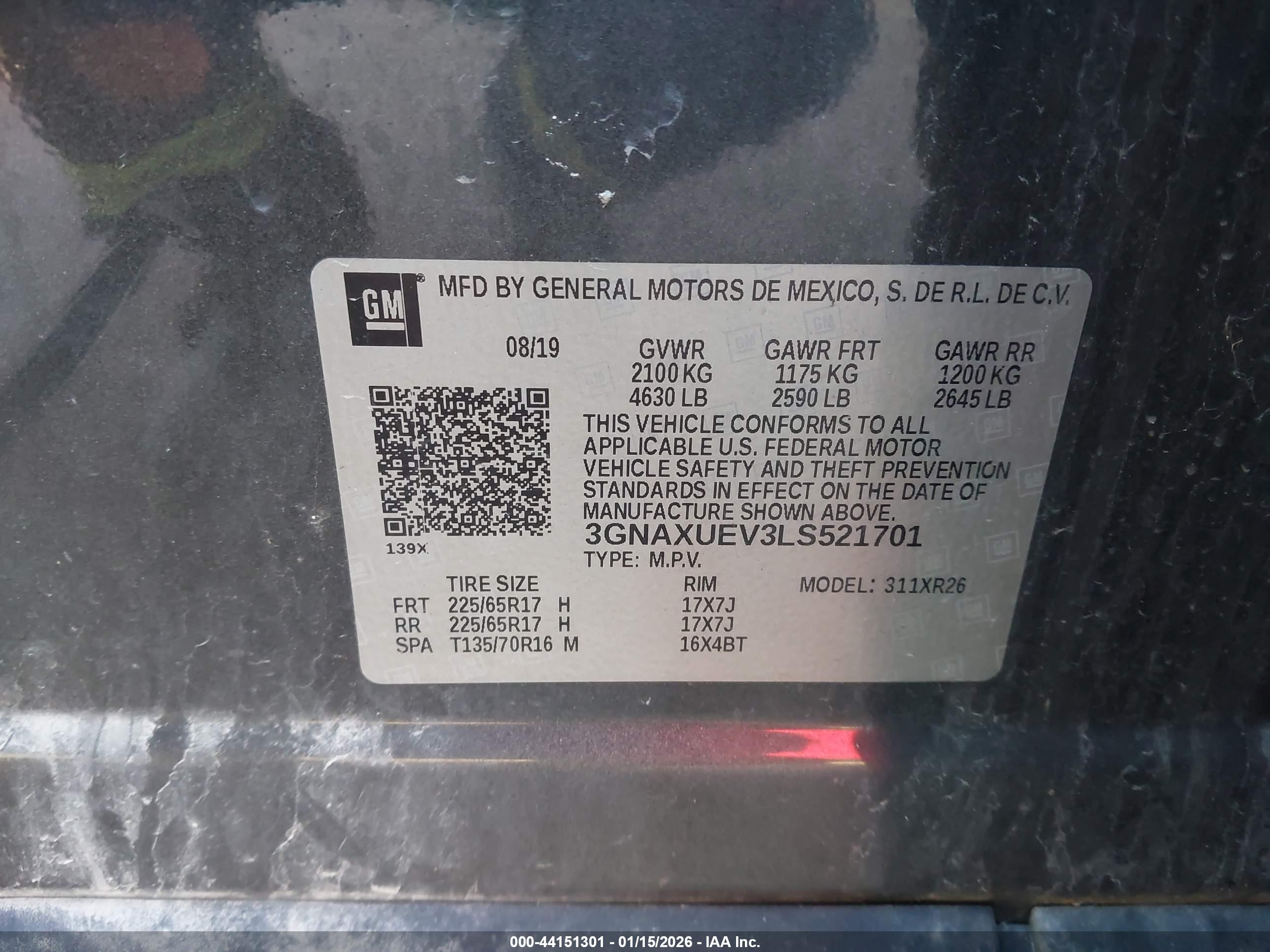 CHEVROLET EQUINOX image 9