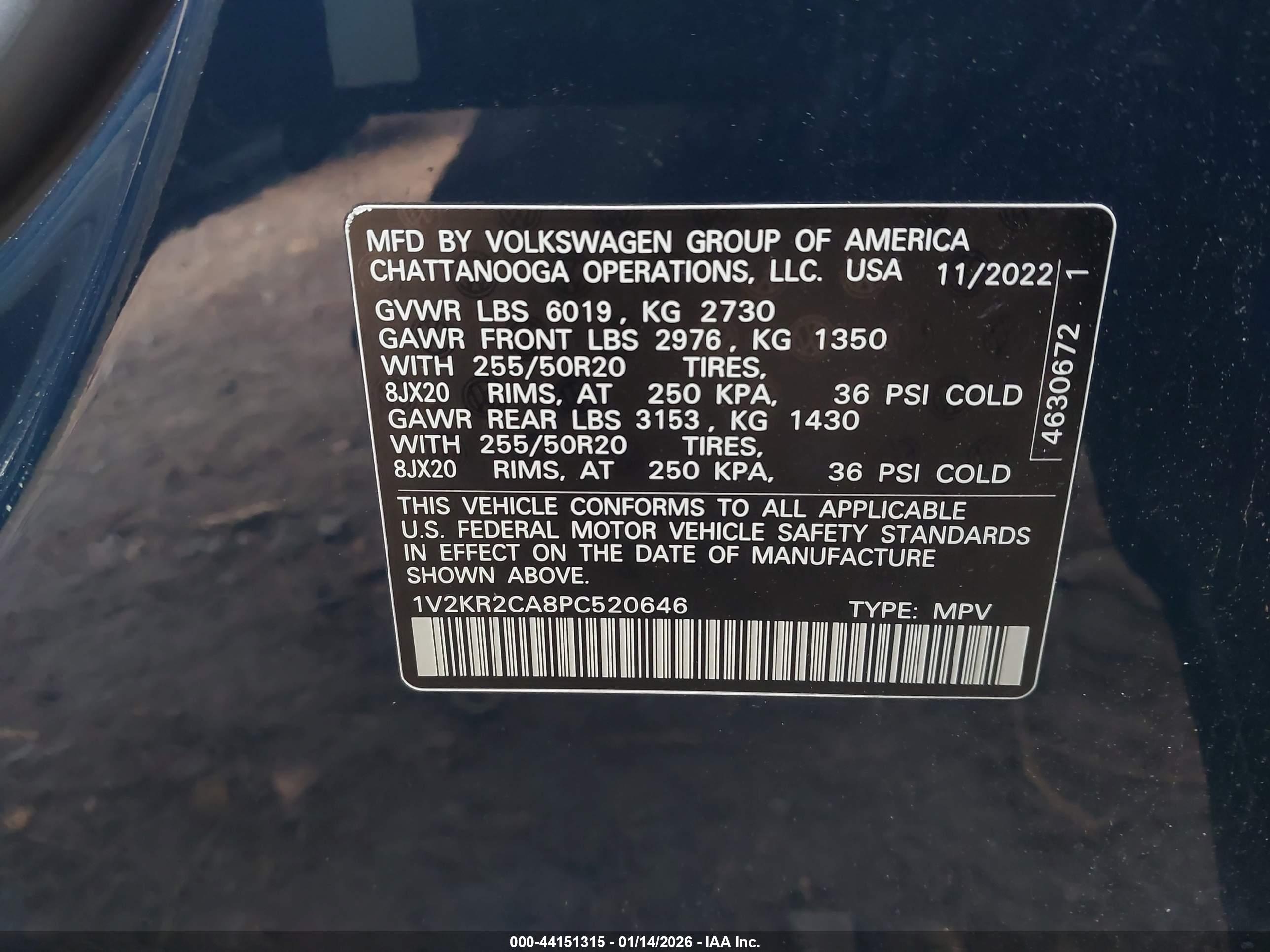 VOLKSWAGEN ATLAS image 9