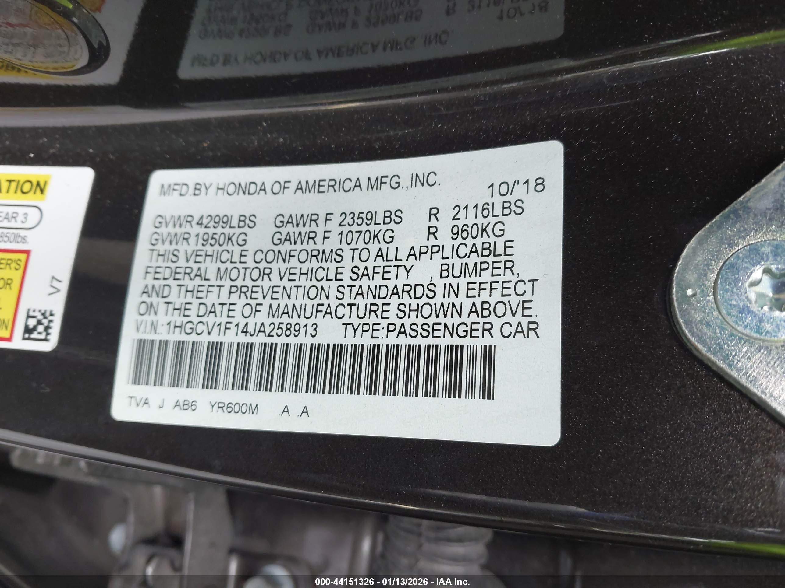 HONDA ACCORD image 9