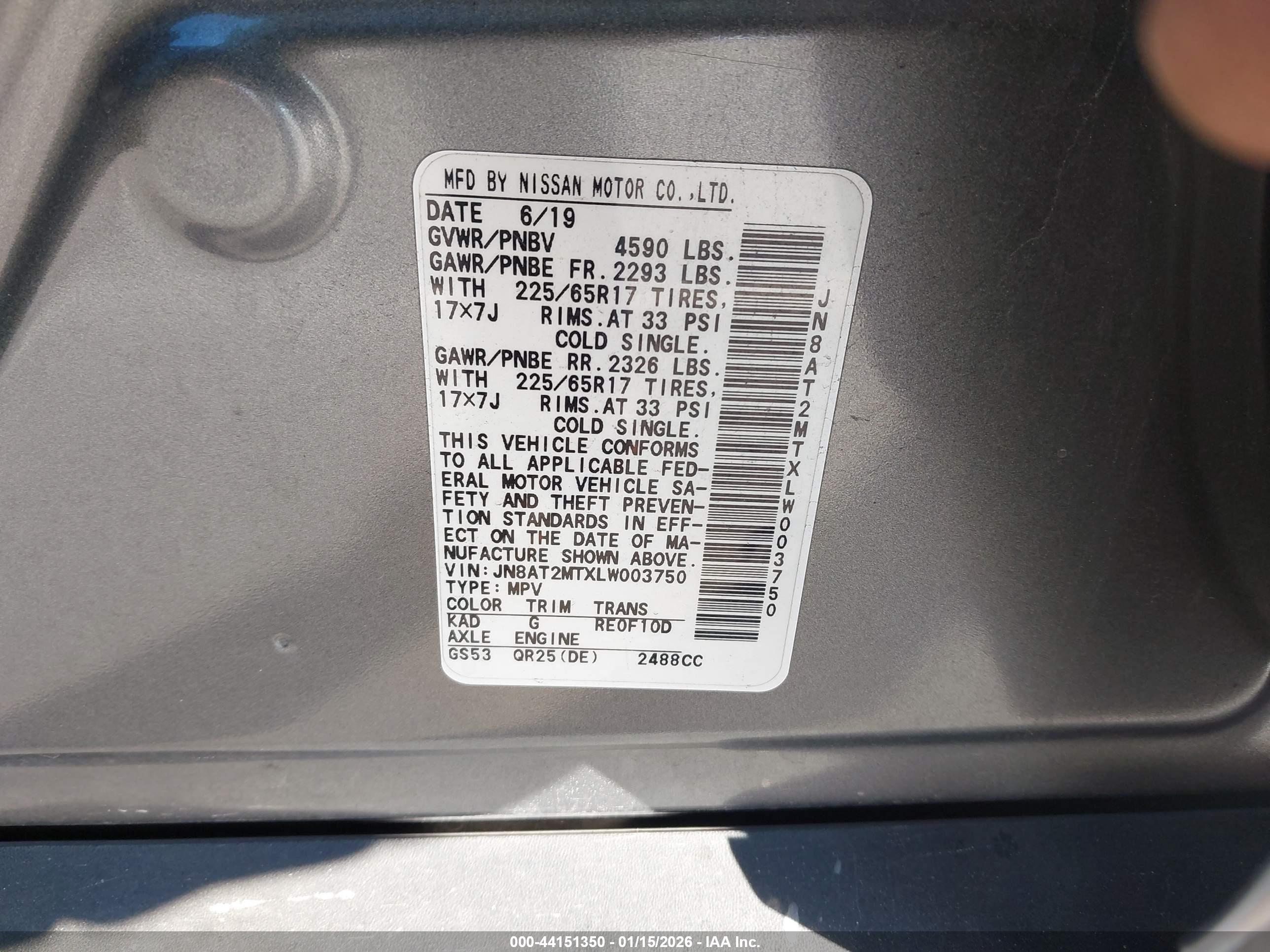 NISSAN ROGUE image 9