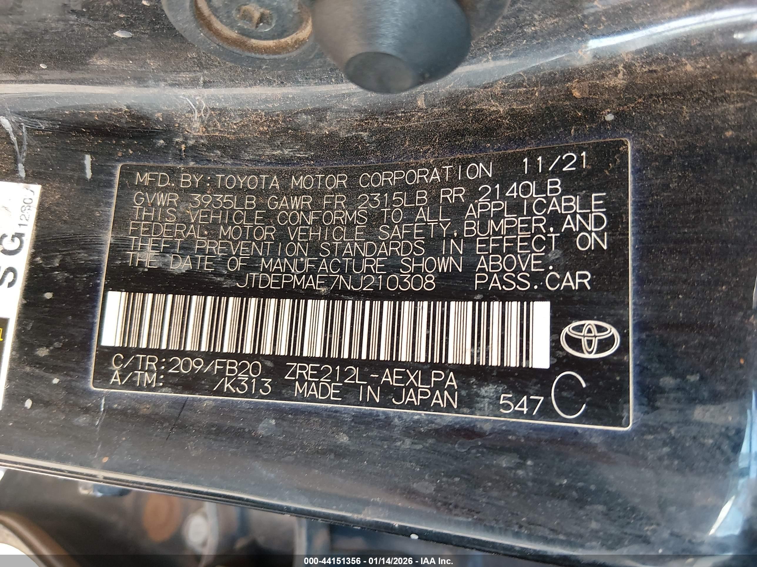 TOYOTA COROLLA image 9