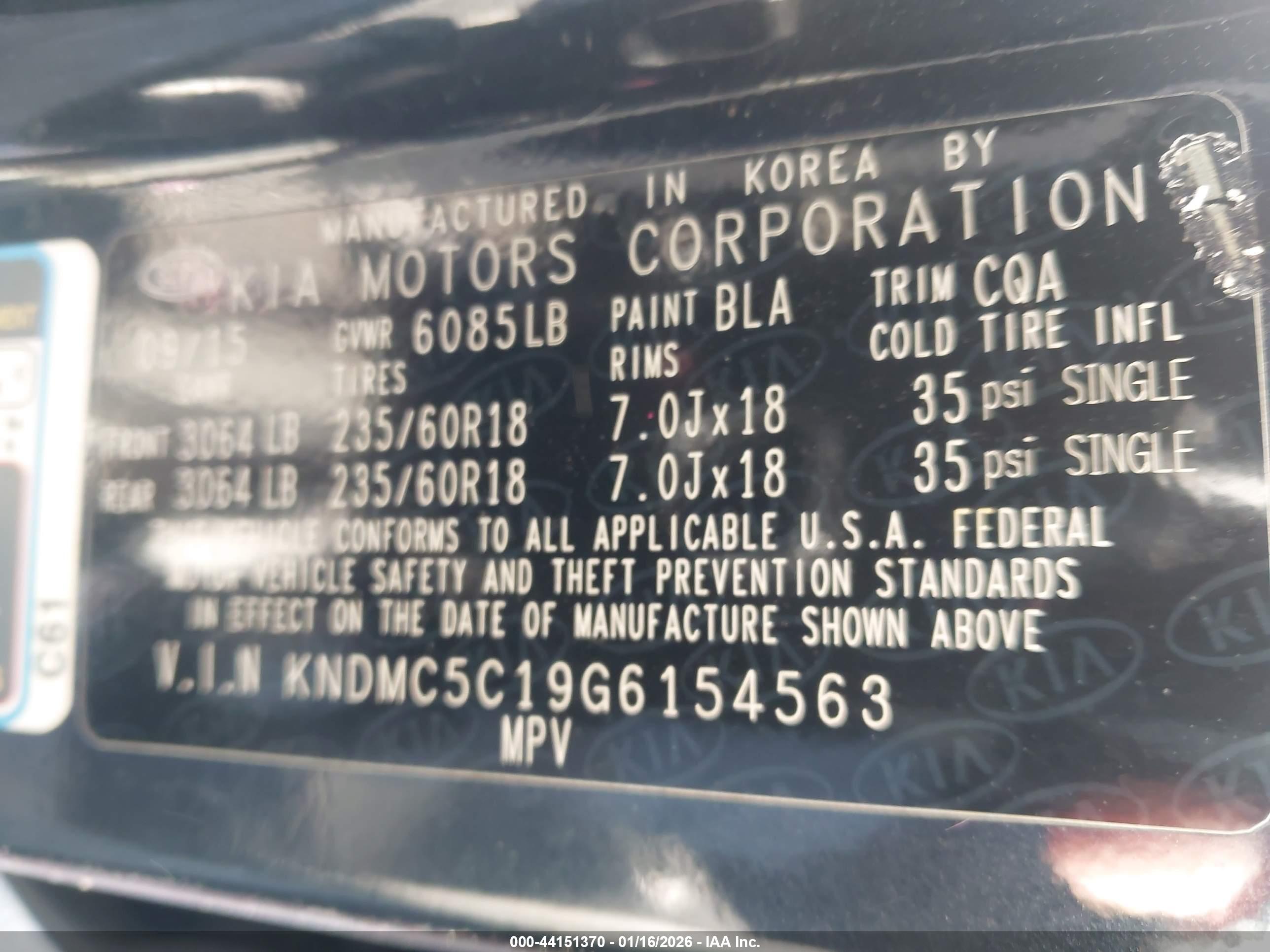 KIA SEDONA image 9