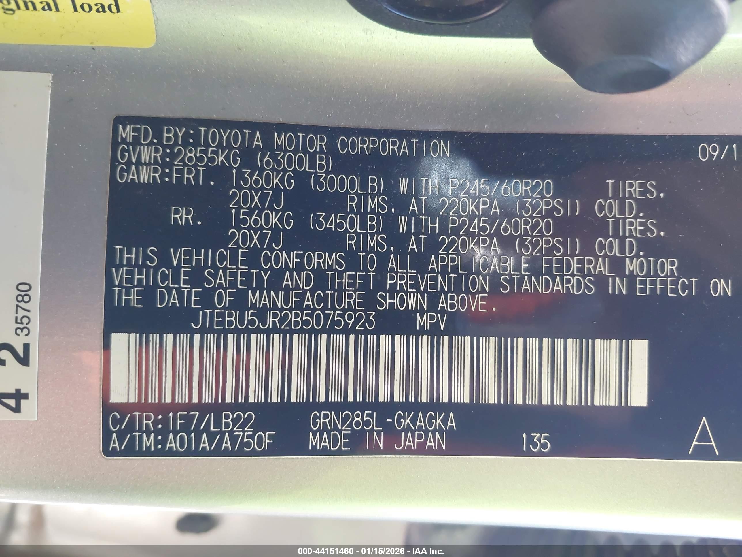TOYOTA 4RUNNER image 9