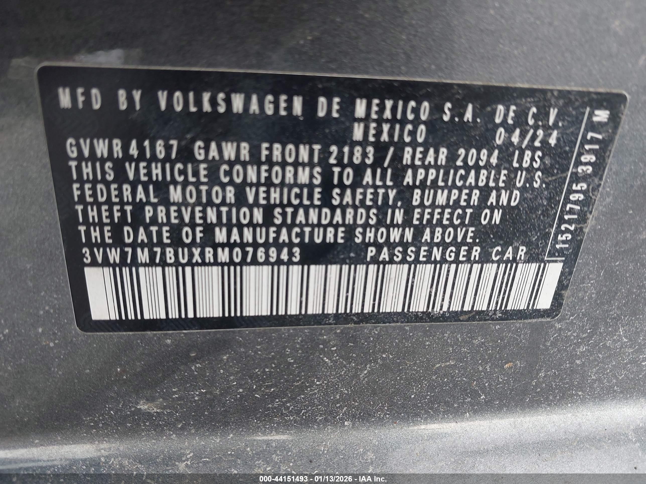 VOLKSWAGEN JETTA image 9