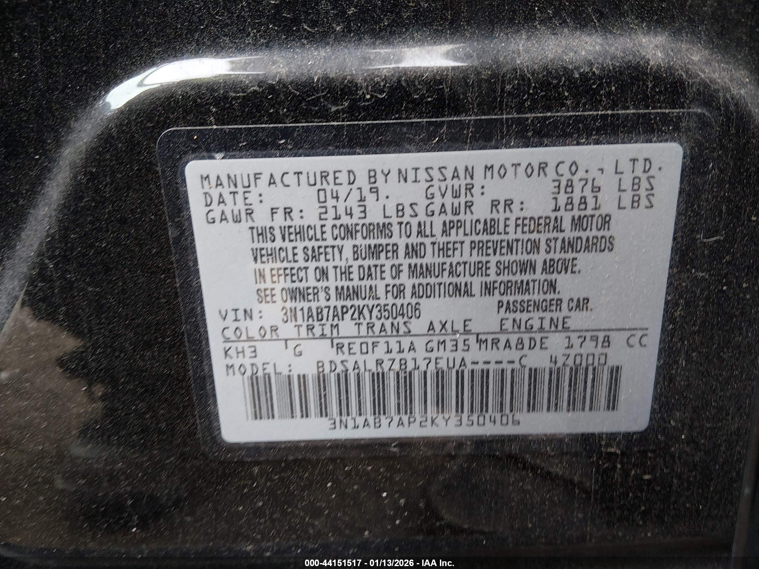 NISSAN SENTRA image 9