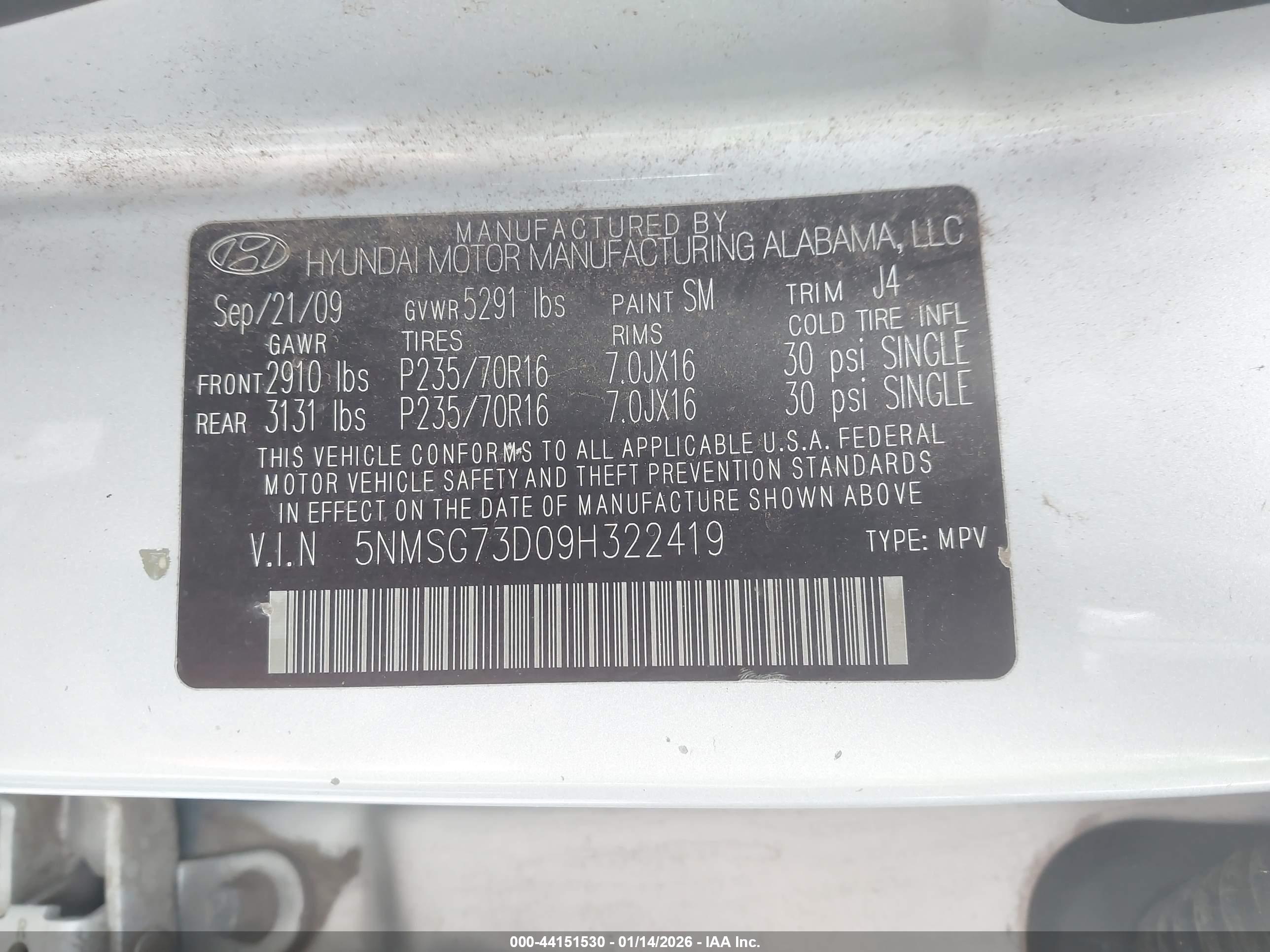 HYUNDAI SANTA image 9