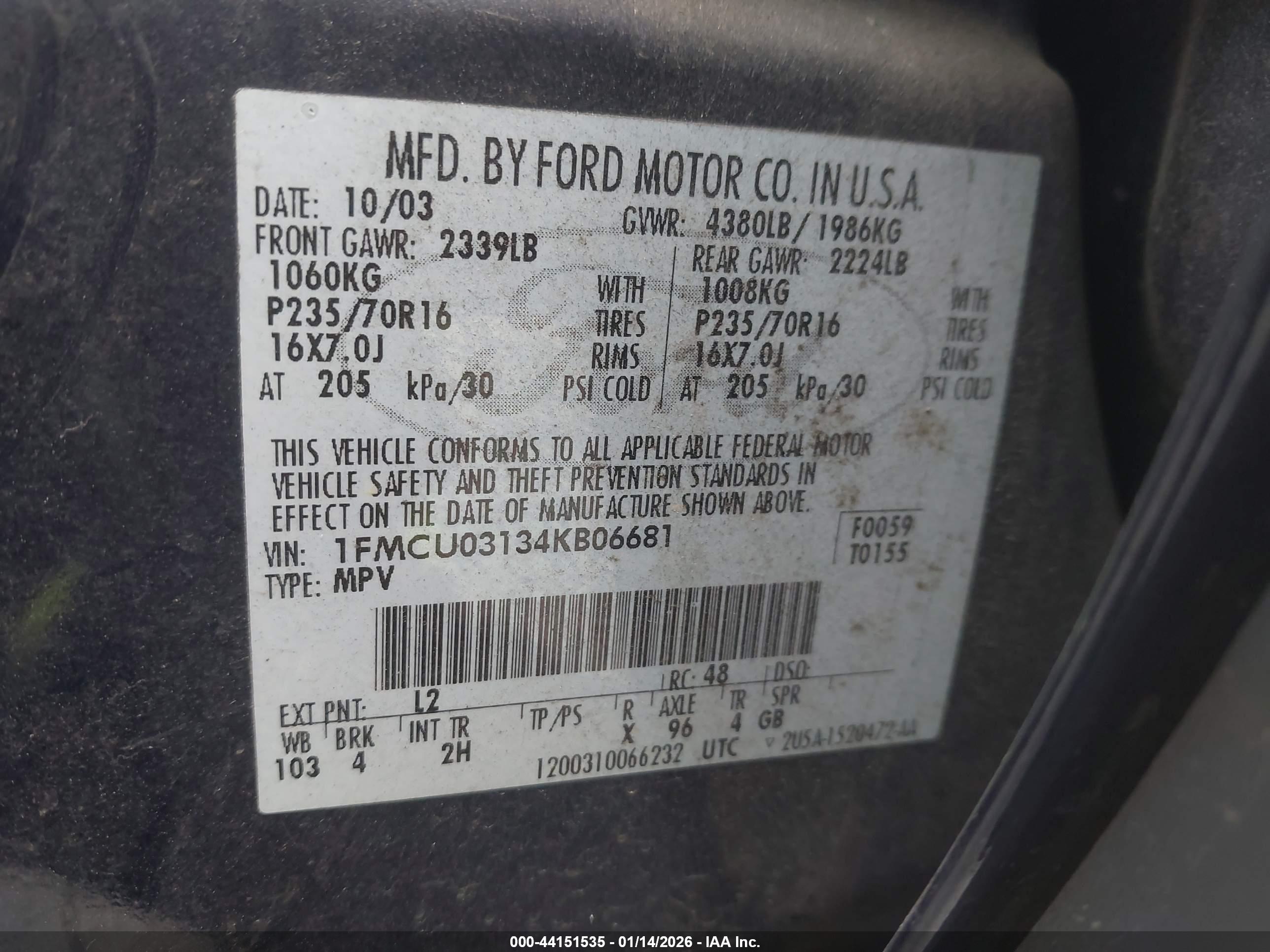 FORD ESCAPE image 9