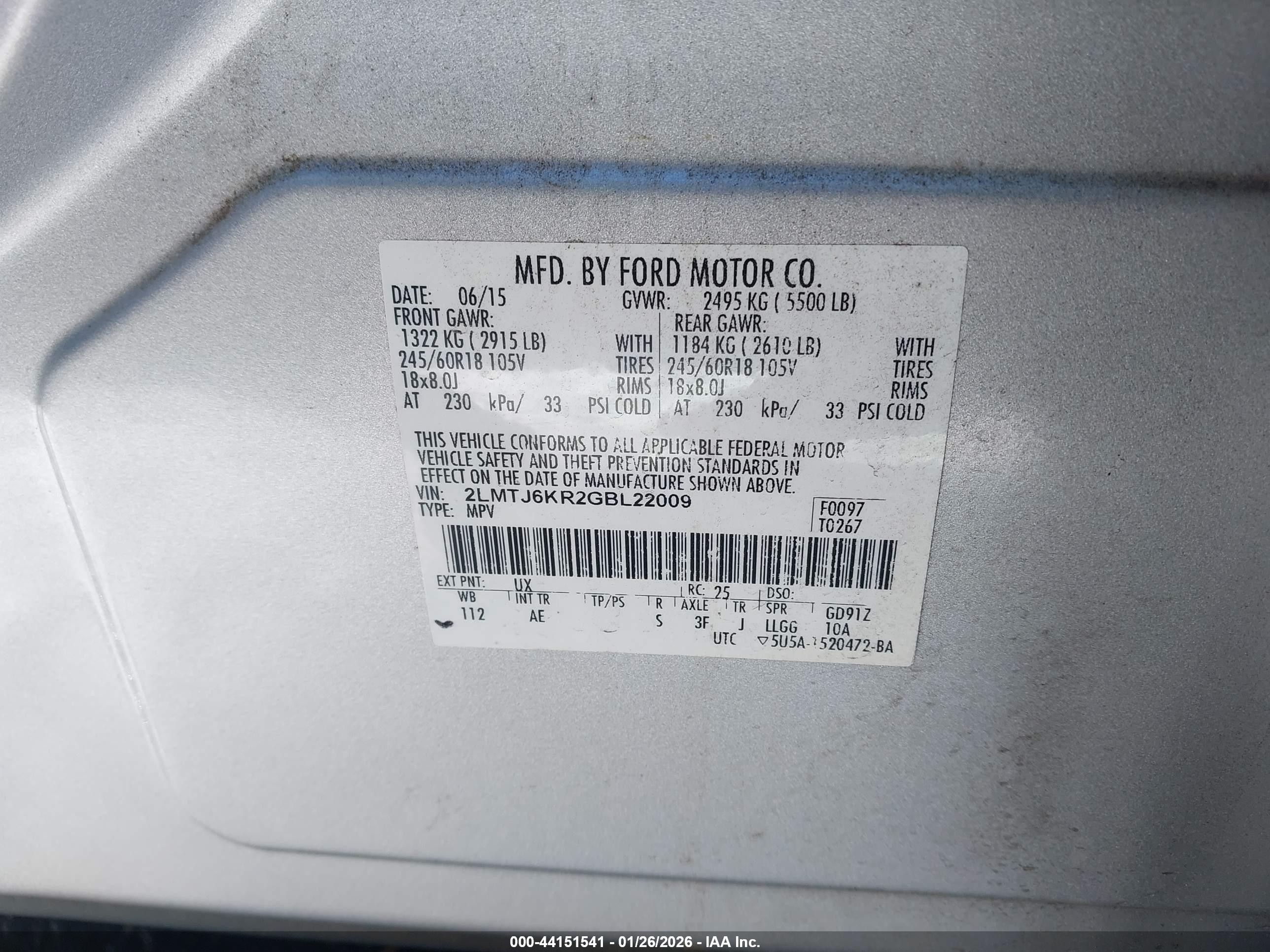 LINCOLN MKX image 9