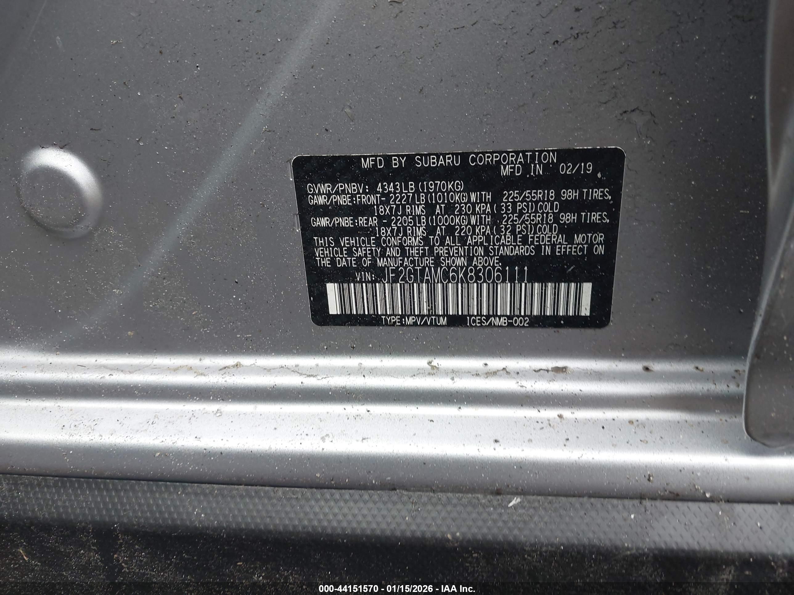 SUBARU CROSSTREK image 9