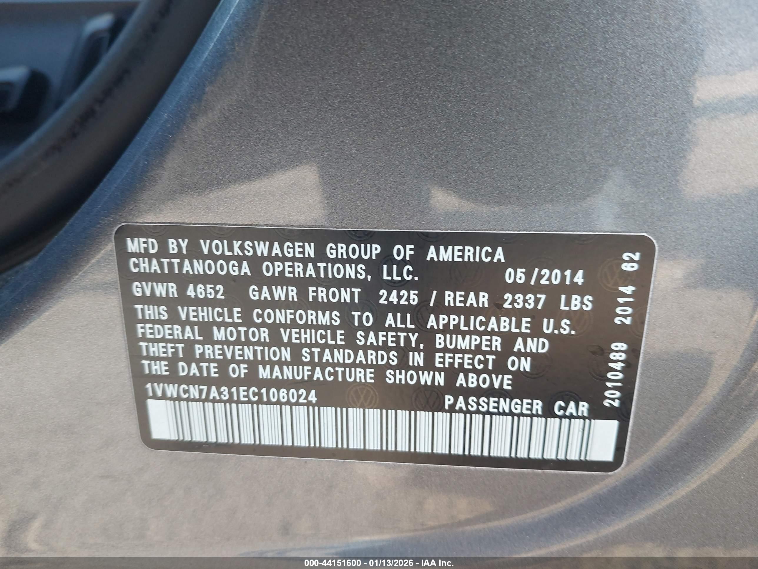 VOLKSWAGEN PASSAT image 9