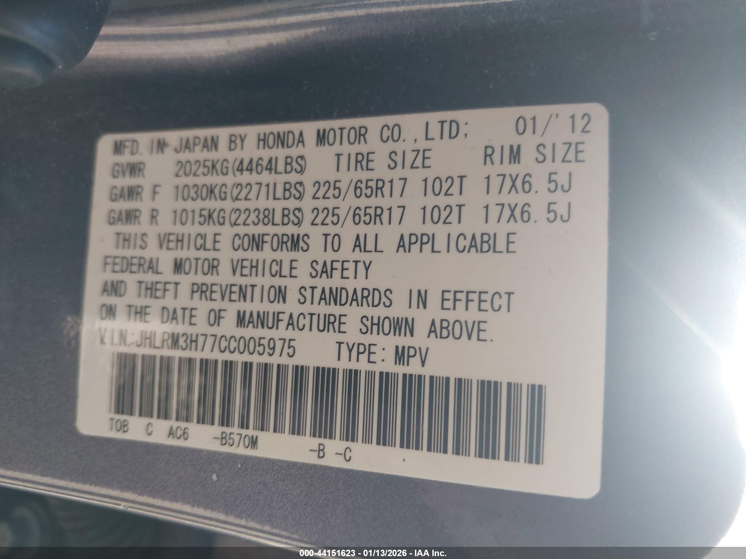 HONDA CR-V image 9
