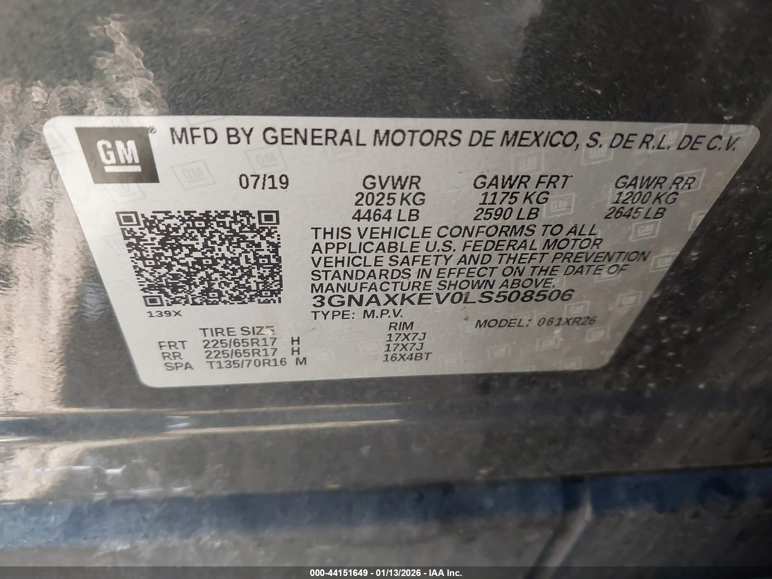 CHEVROLET EQUINOX image 9