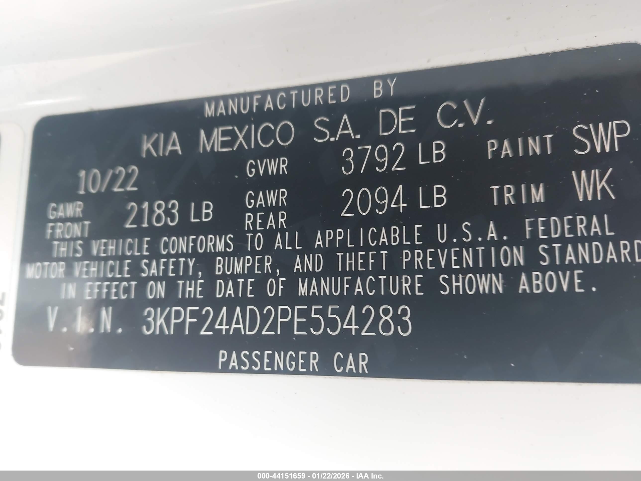KIA FORTE image 9