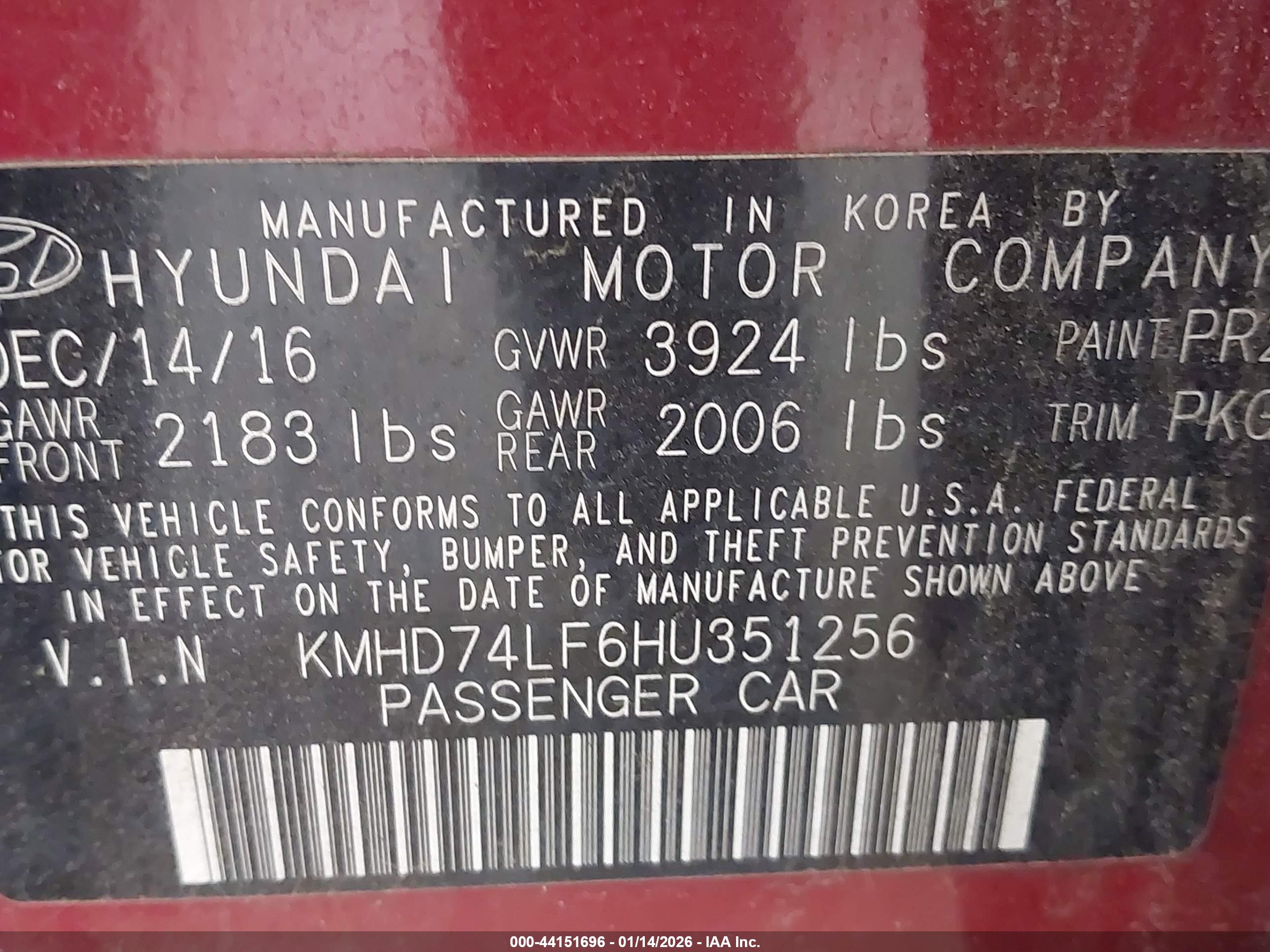 HYUNDAI ELANTRA image 9