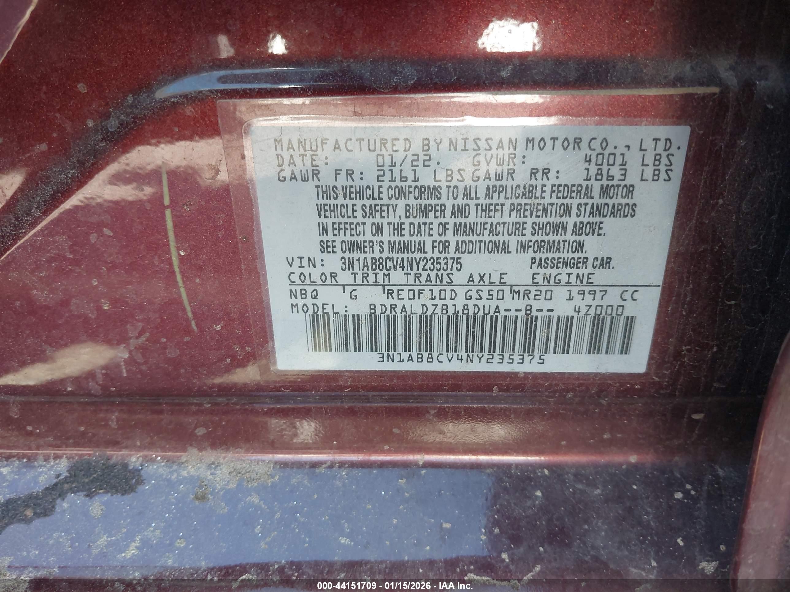NISSAN SENTRA image 9