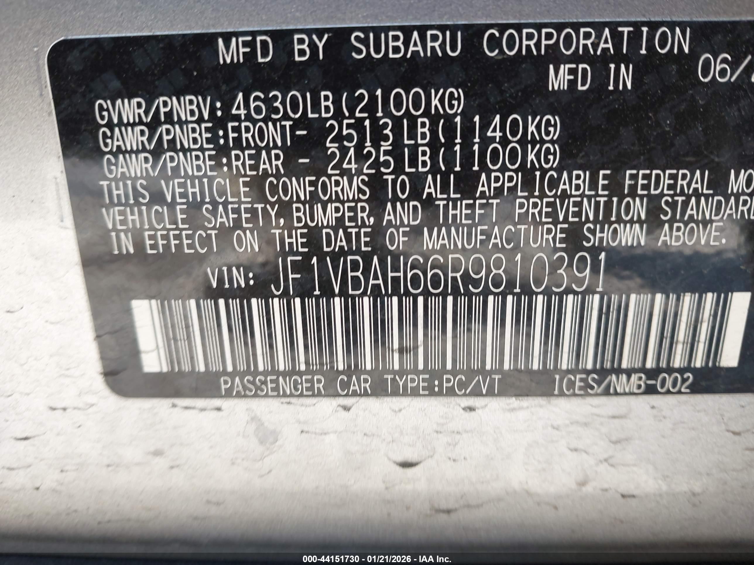 SUBARU WRX image 9