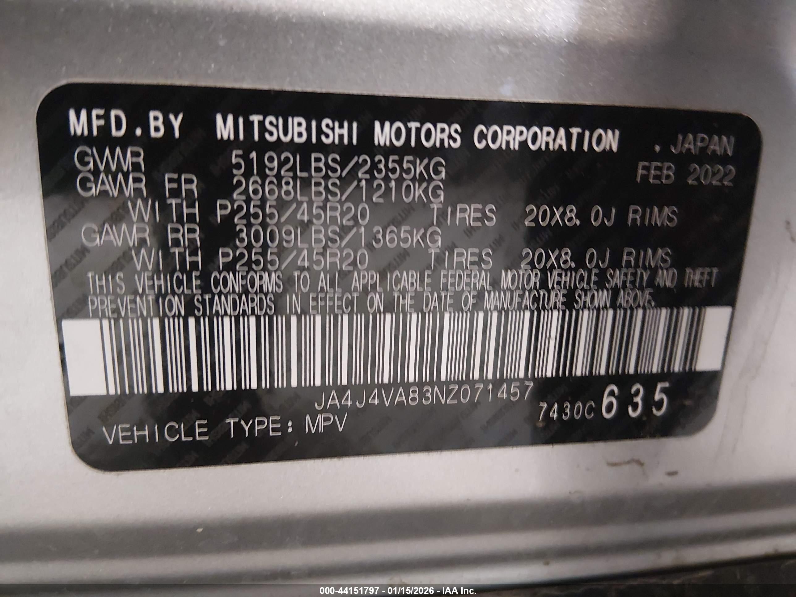 MITSUBISHI OUTLANDER image 9