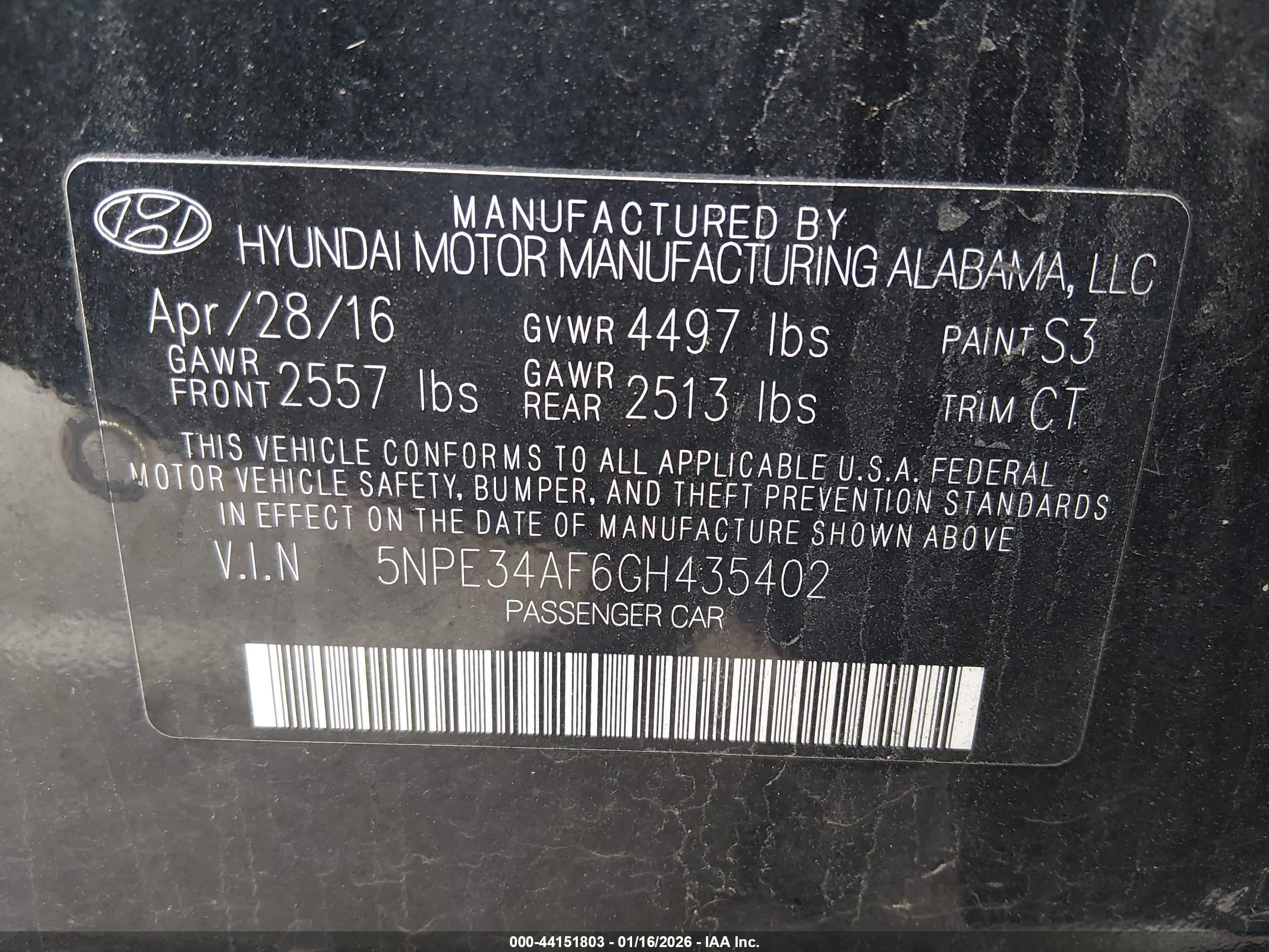 HYUNDAI SONATA image 9