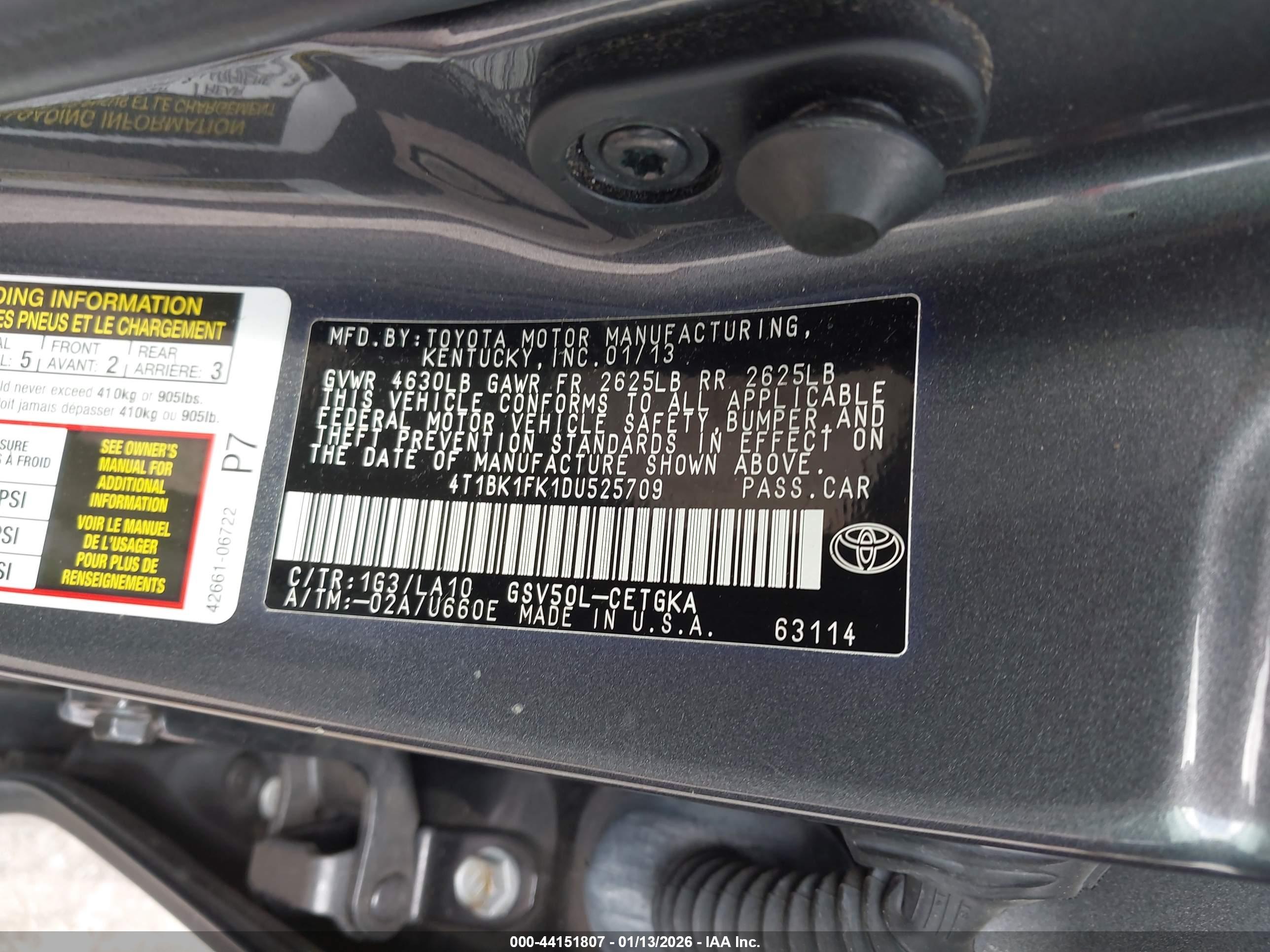 TOYOTA CAMRY image 9