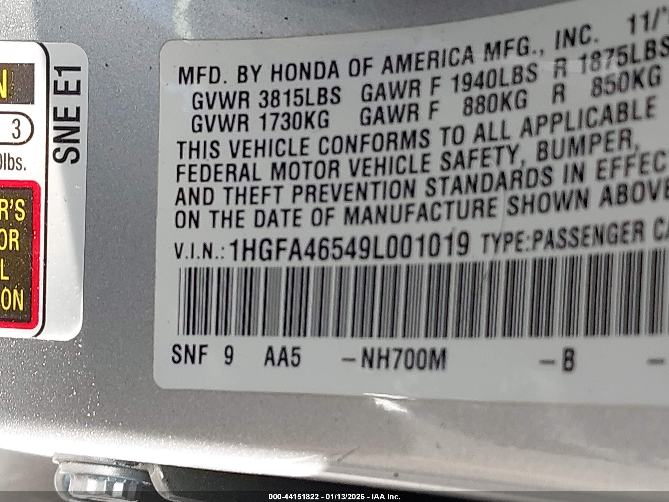 HONDA CIVIC image 9
