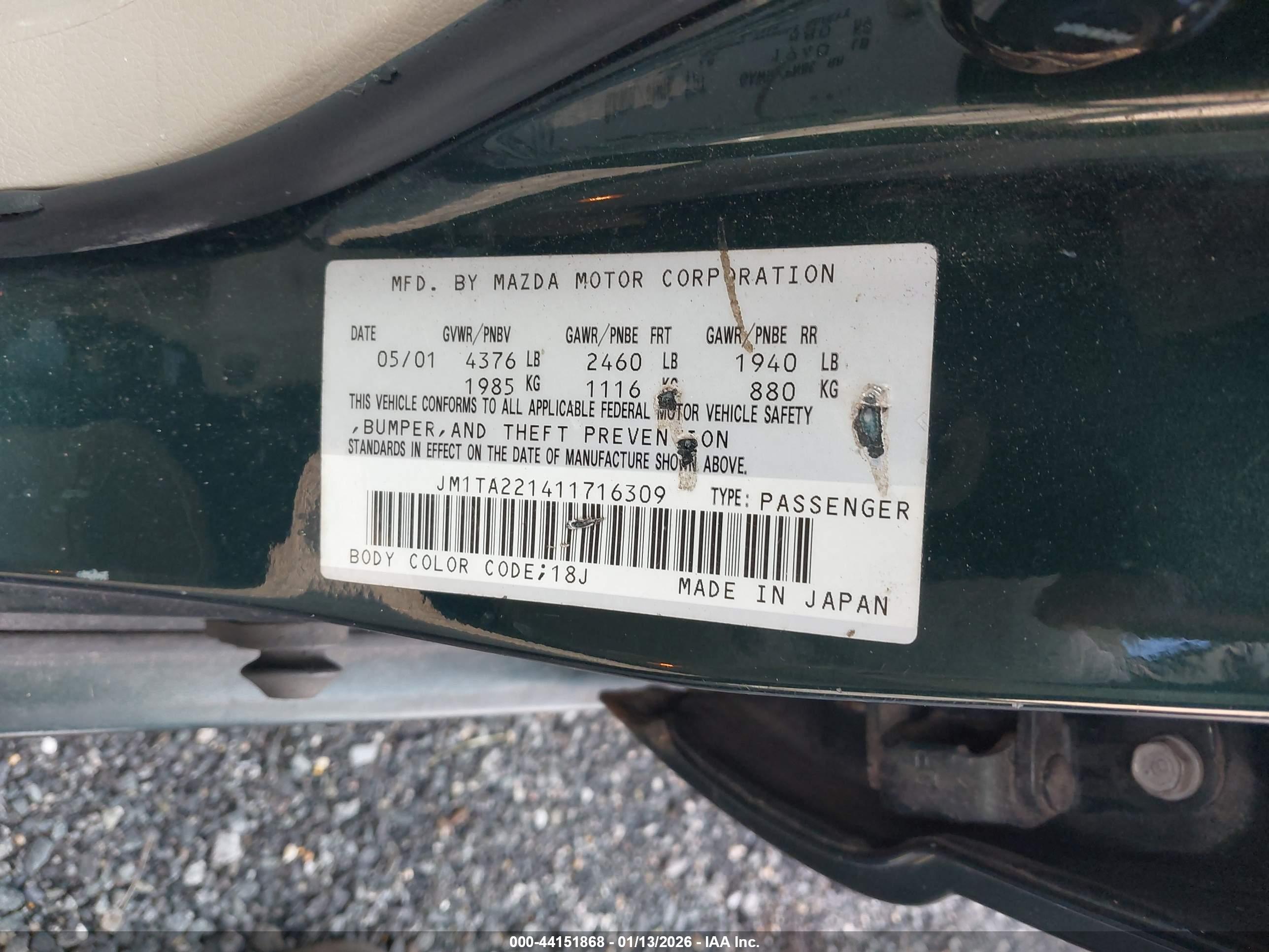 MAZDA MILLENIA image 9