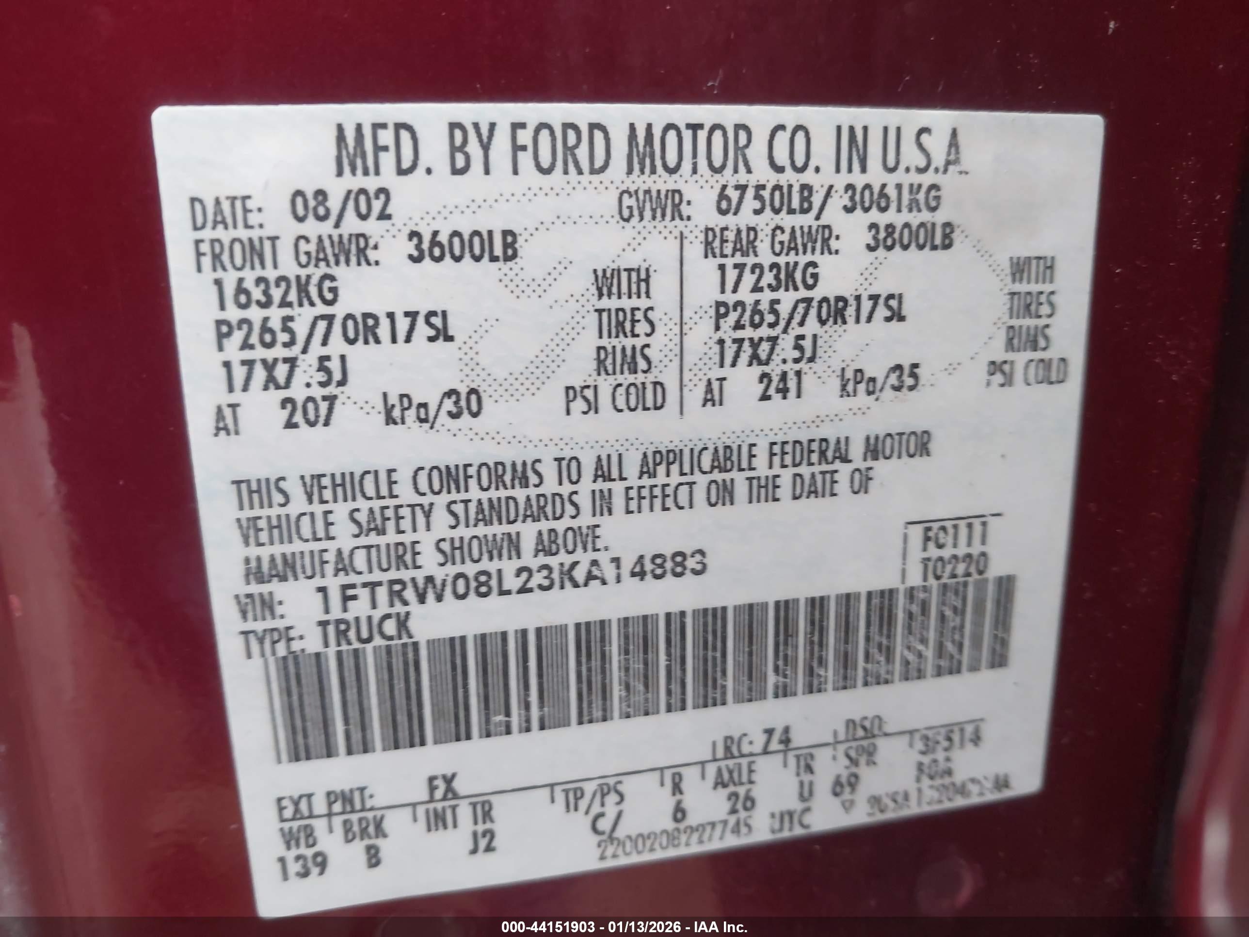 FORD F-150 image 9