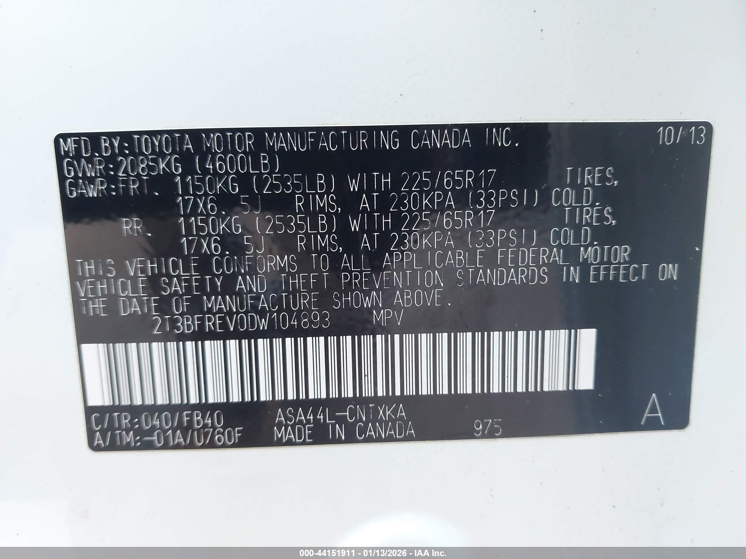 TOYOTA RAV4 image 9