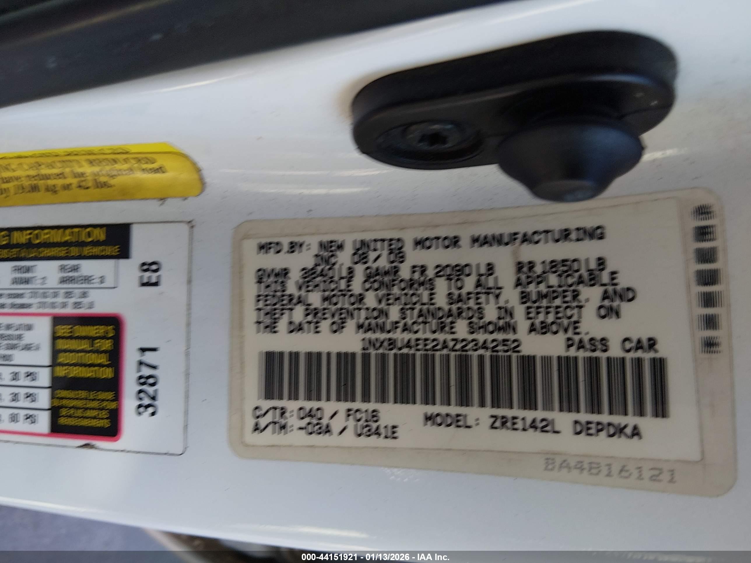 TOYOTA COROLLA image 9