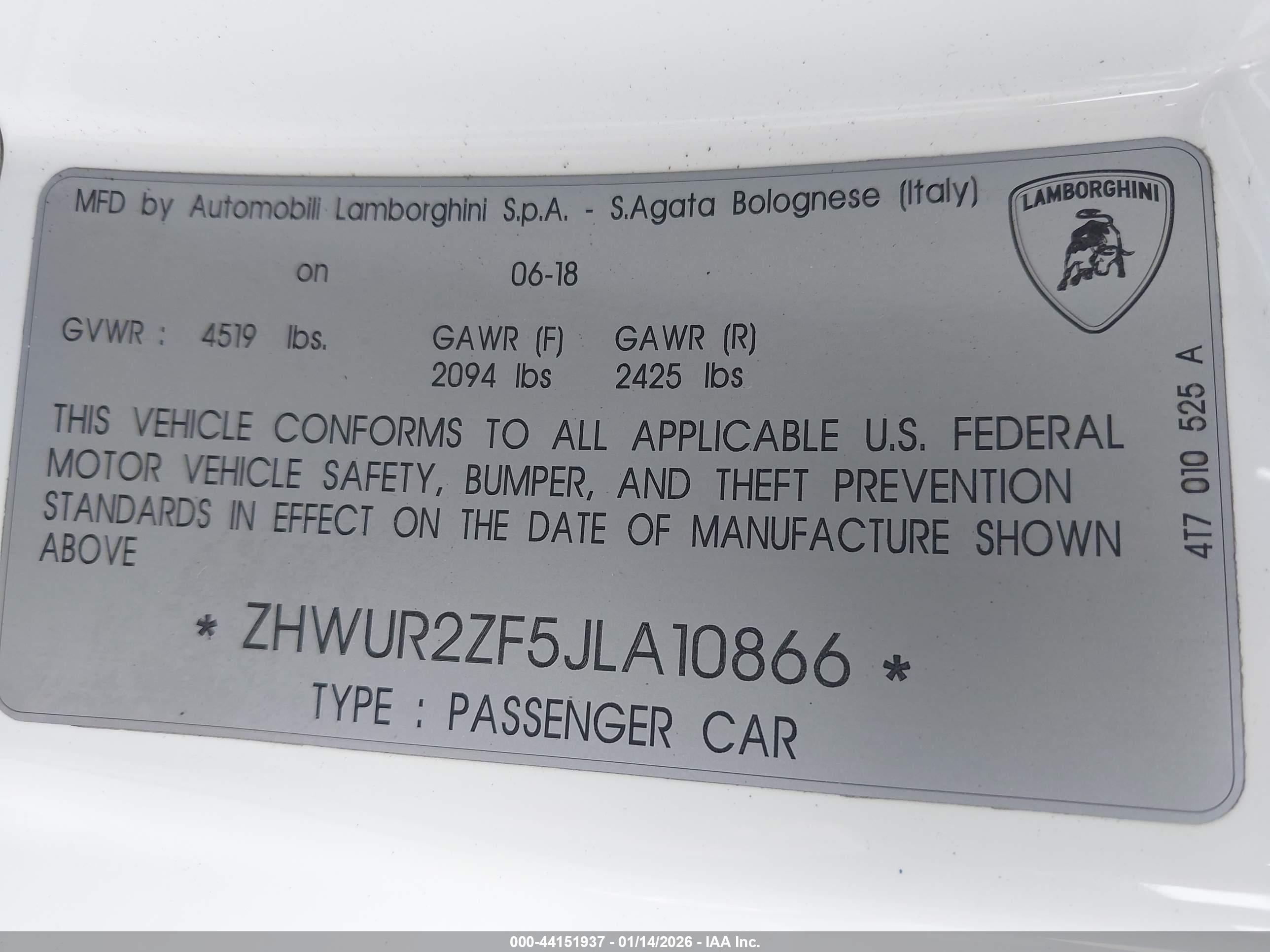LAMBORGHINI HURACAN image 9
