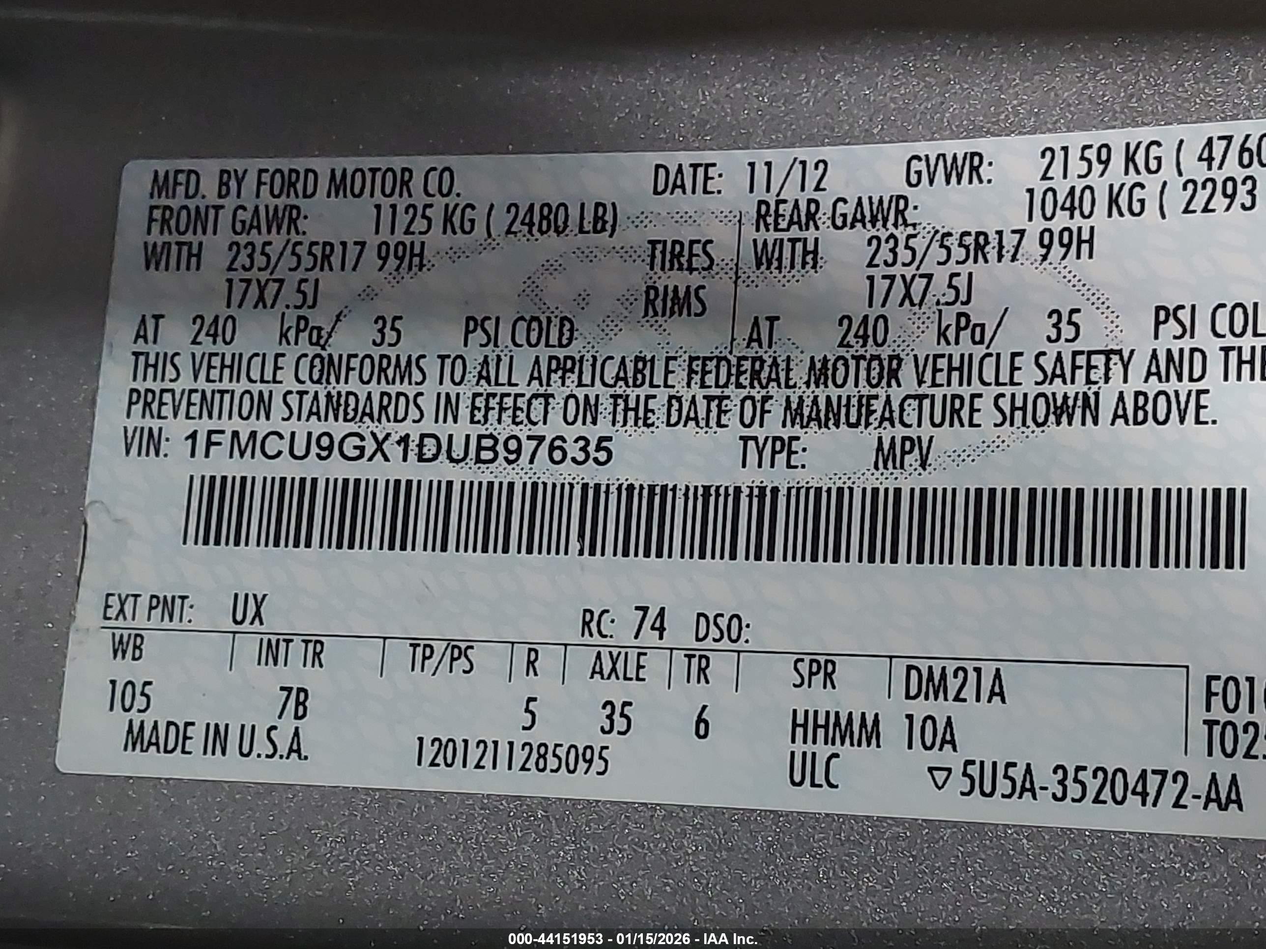 FORD ESCAPE image 9