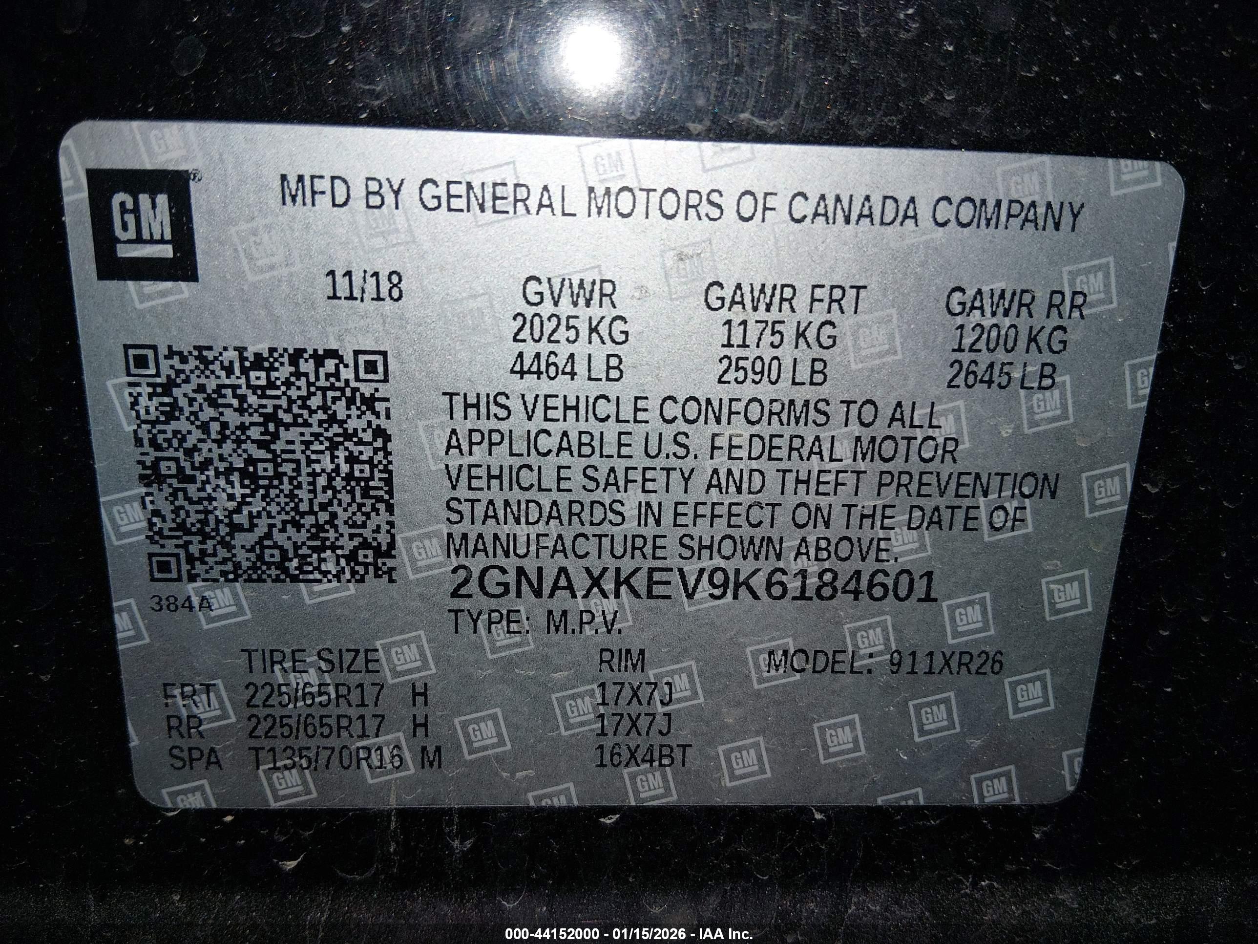 CHEVROLET EQUINOX image 9