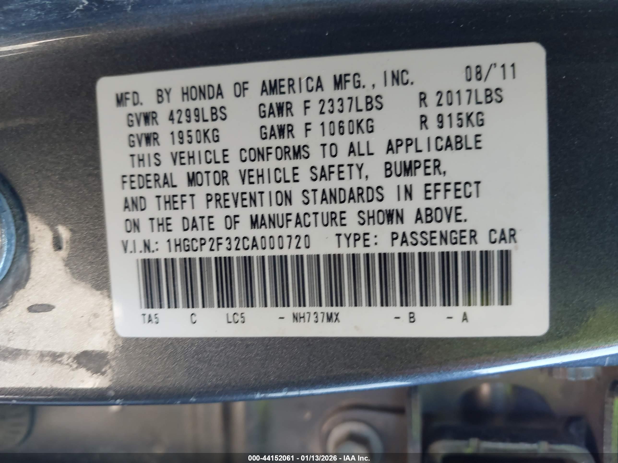 HONDA ACCORD image 9