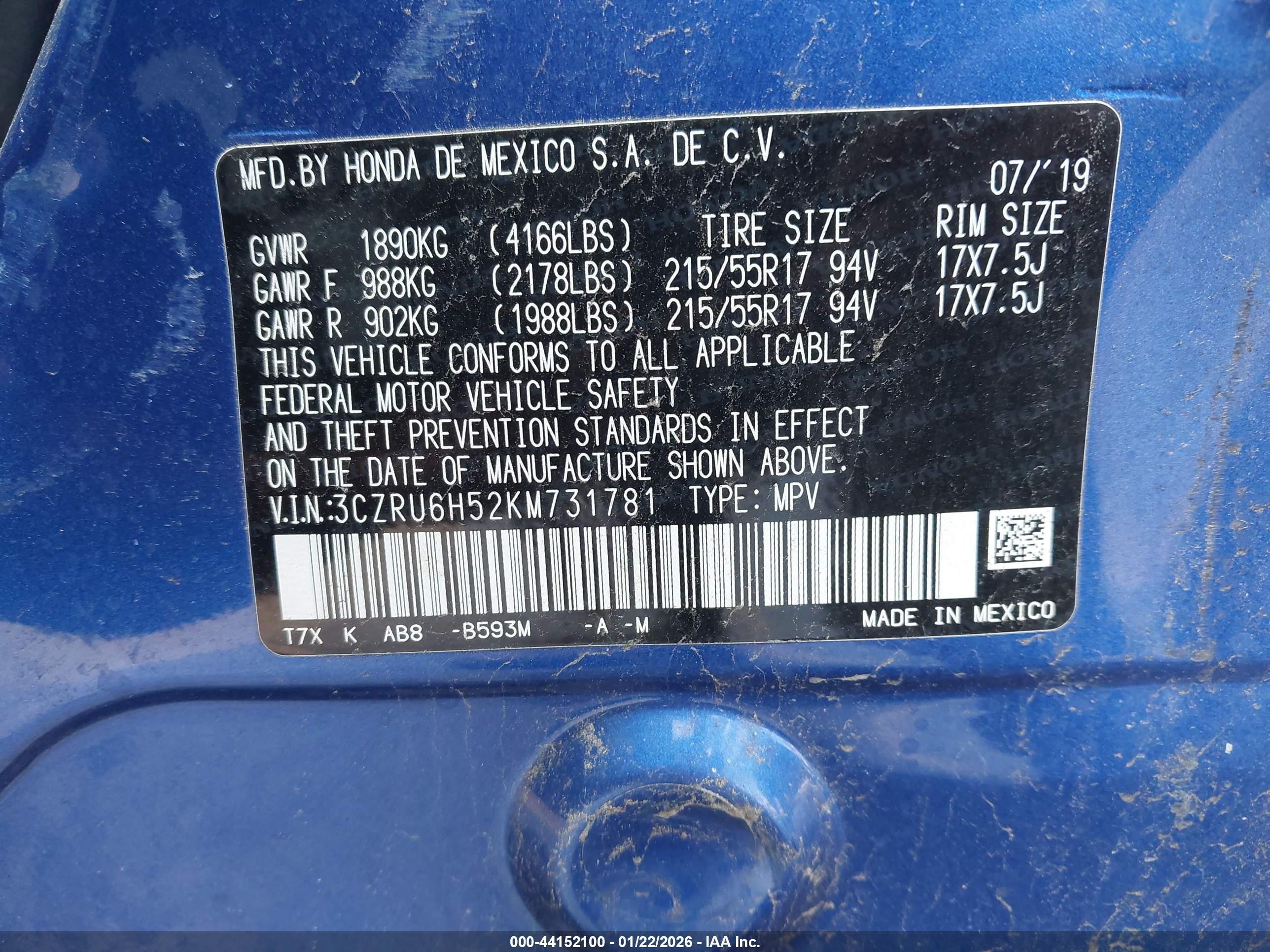 HONDA HR-V image 9