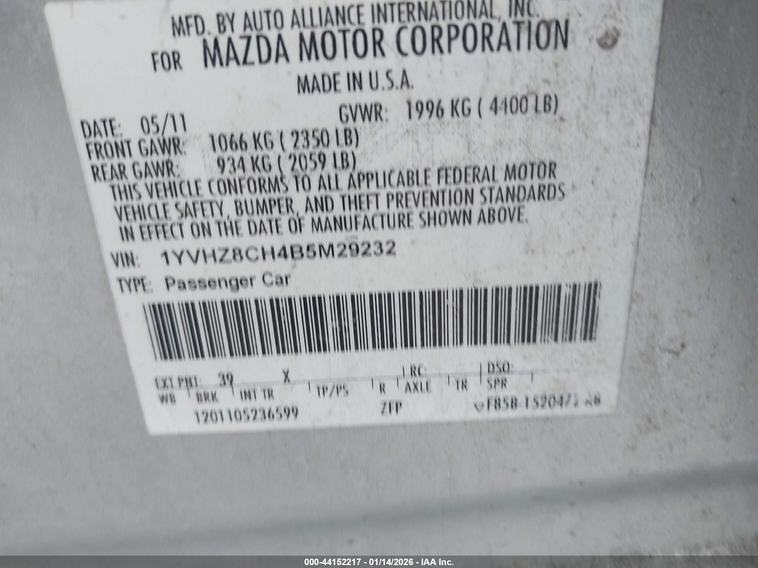 MAZDA MAZDA6 image 9