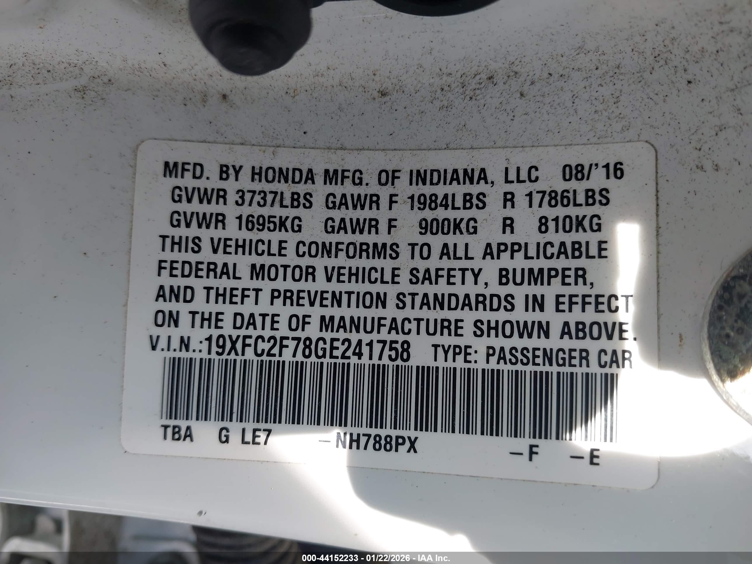 HONDA CIVIC image 9
