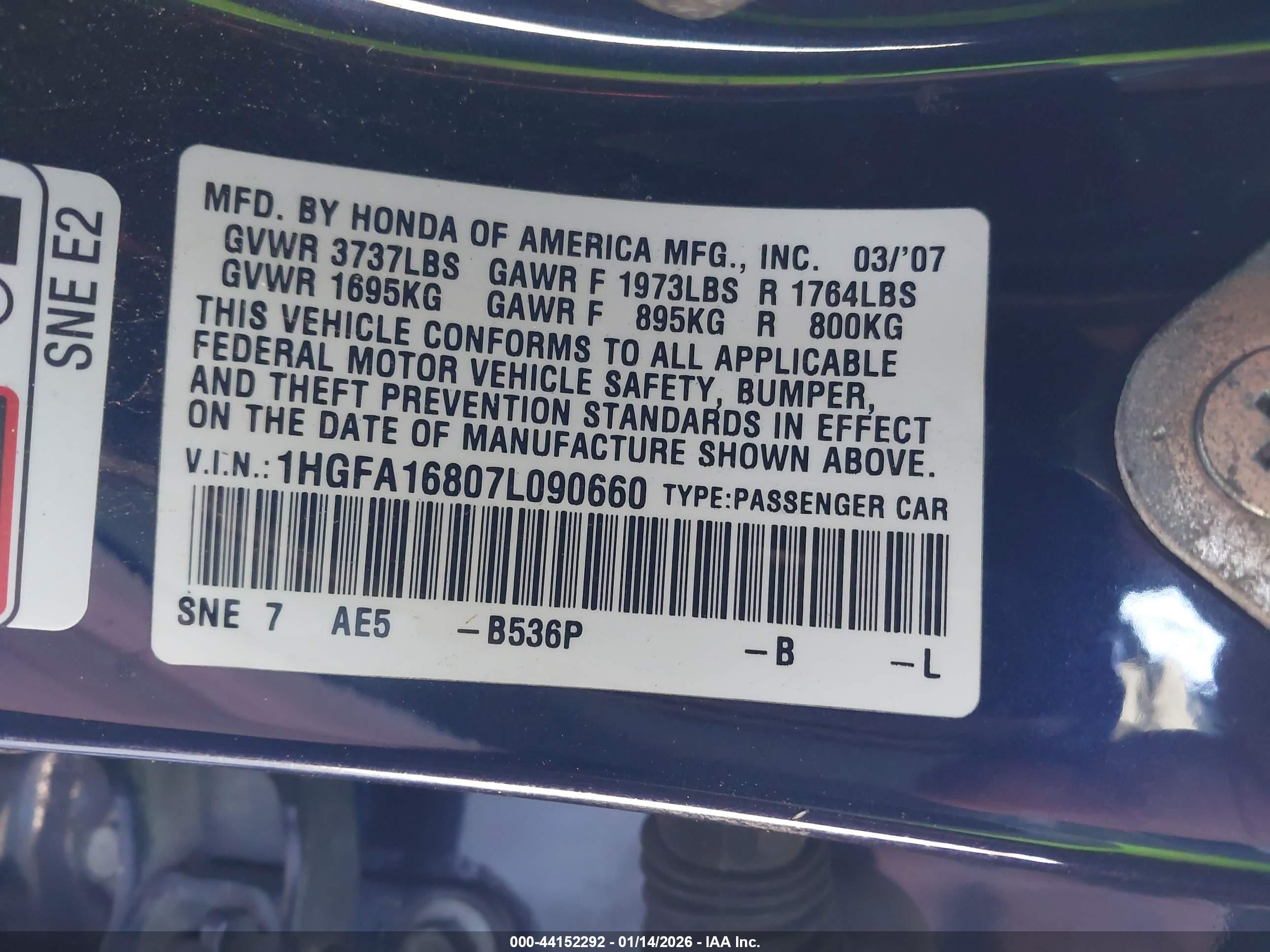 HONDA CIVIC image 9